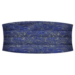 Blue cummerbunds Blue cummerbunds