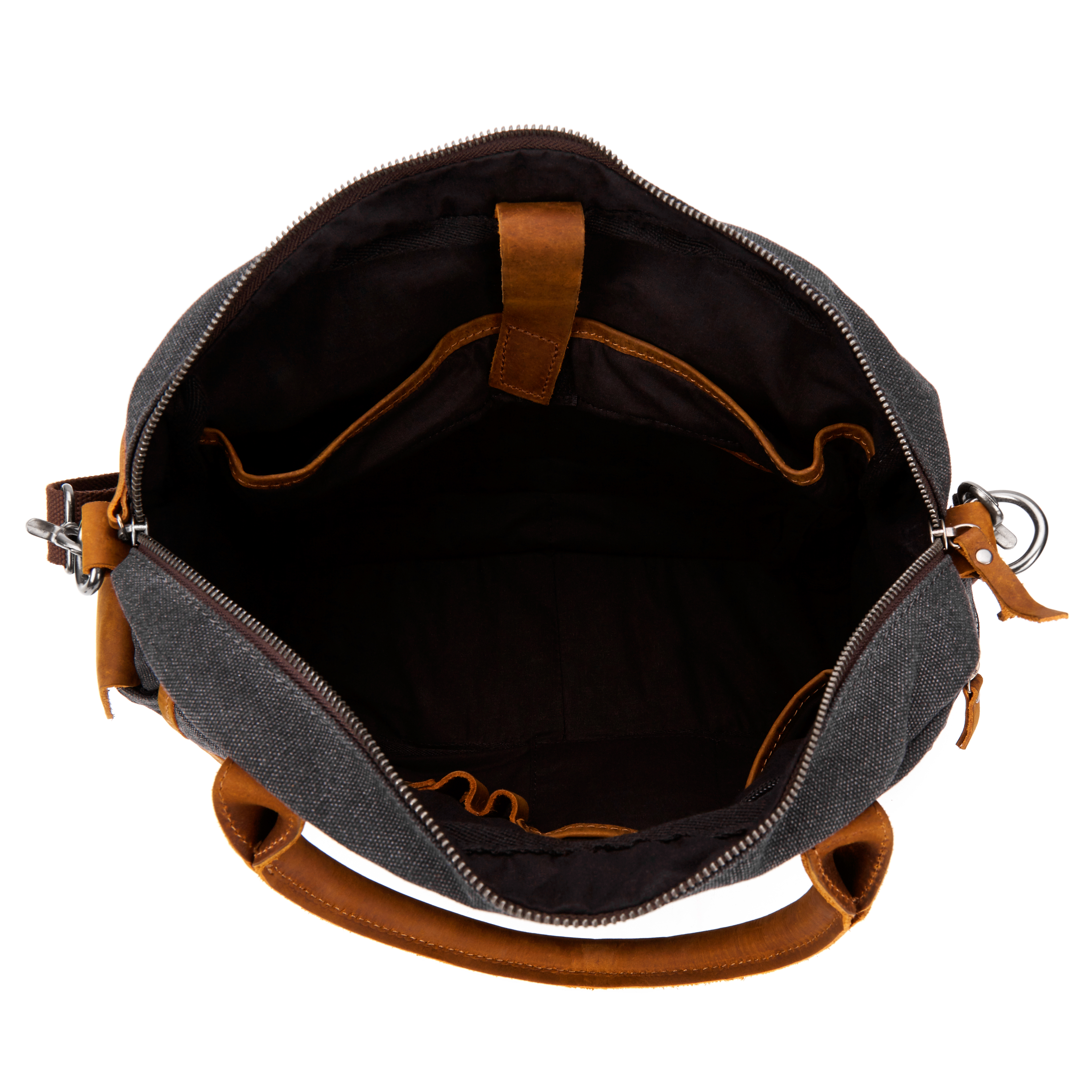 Sigurd Grey & Tan Laptop Bag - 10