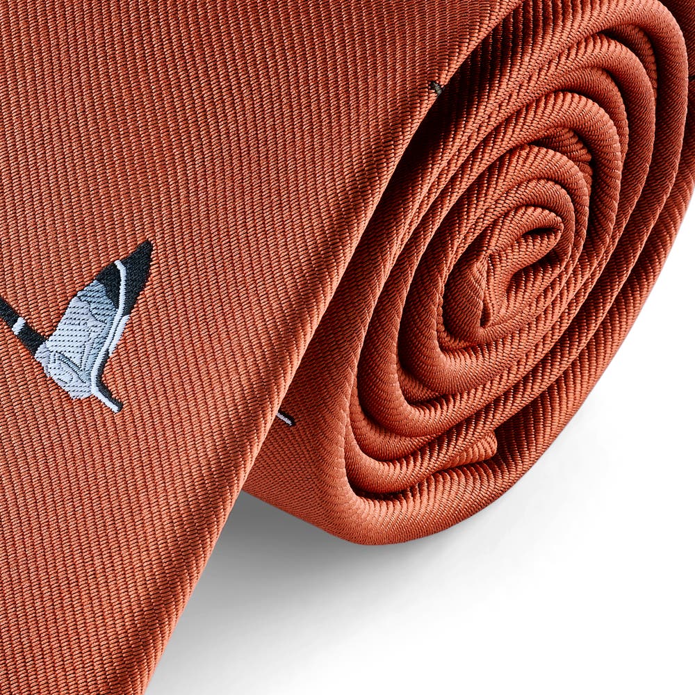 hover: Zoikos | Corbata de gansos rojos de 7 cm hover: Zoikos | Corbata de gansos rojos de 7 cm