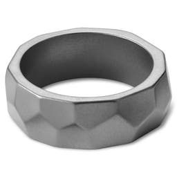Jax Stainless Steel Wide Band Ring