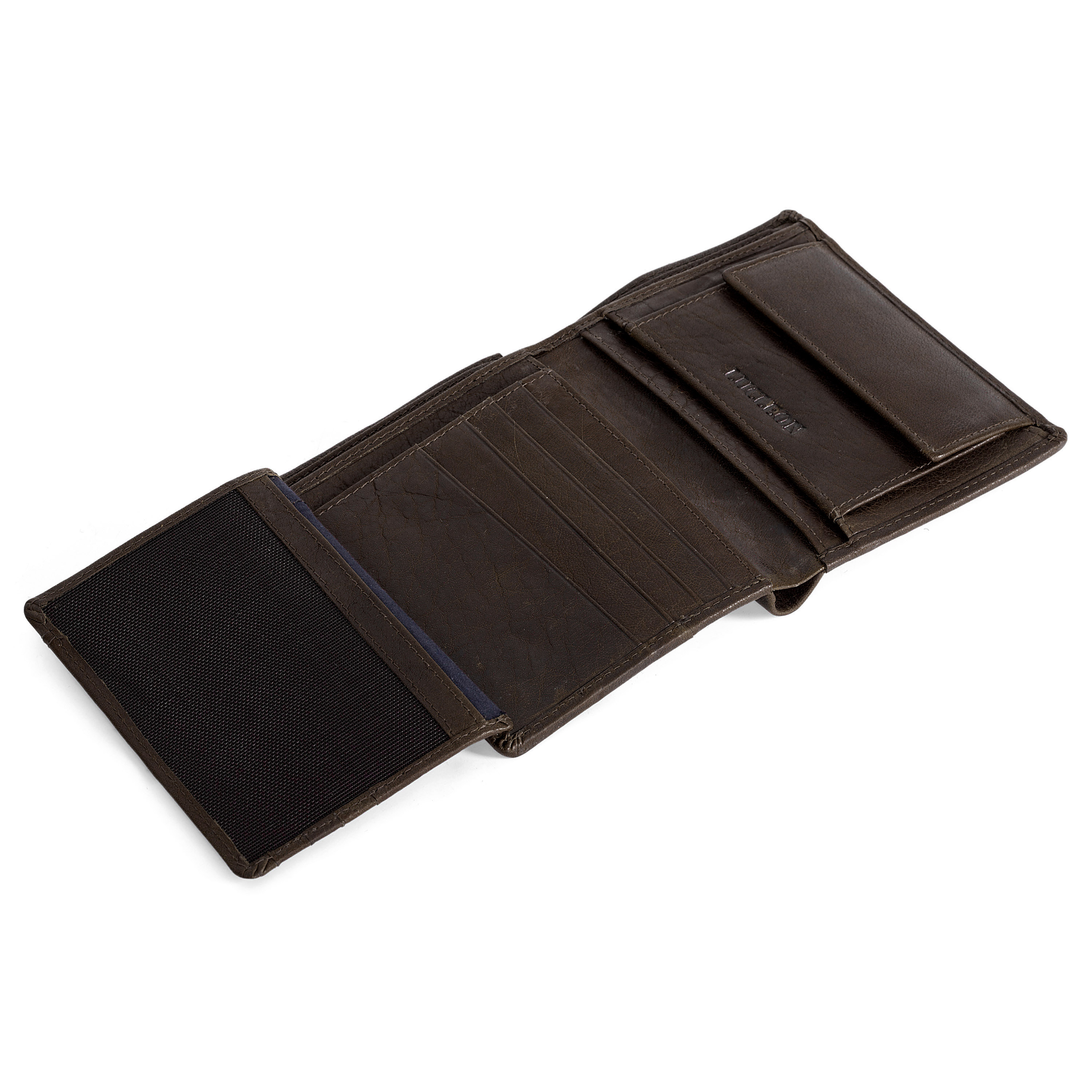 Montreal | Rustic Brown RFID Leather Wallet | In stock! | Lucleon