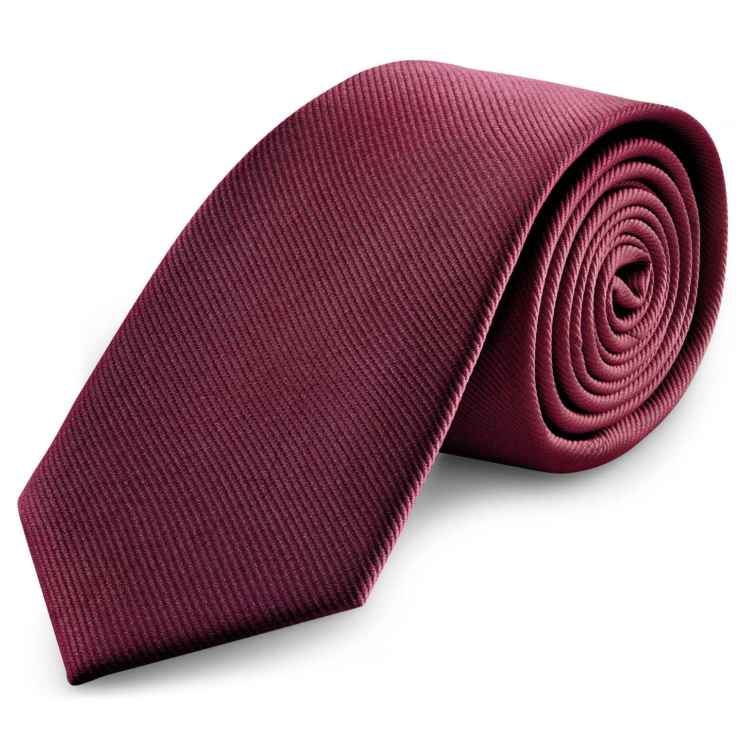 Burgundi grosgrain nyakkendő - 8 mm Burgundi grosgrain nyakkendő - 8 mm
