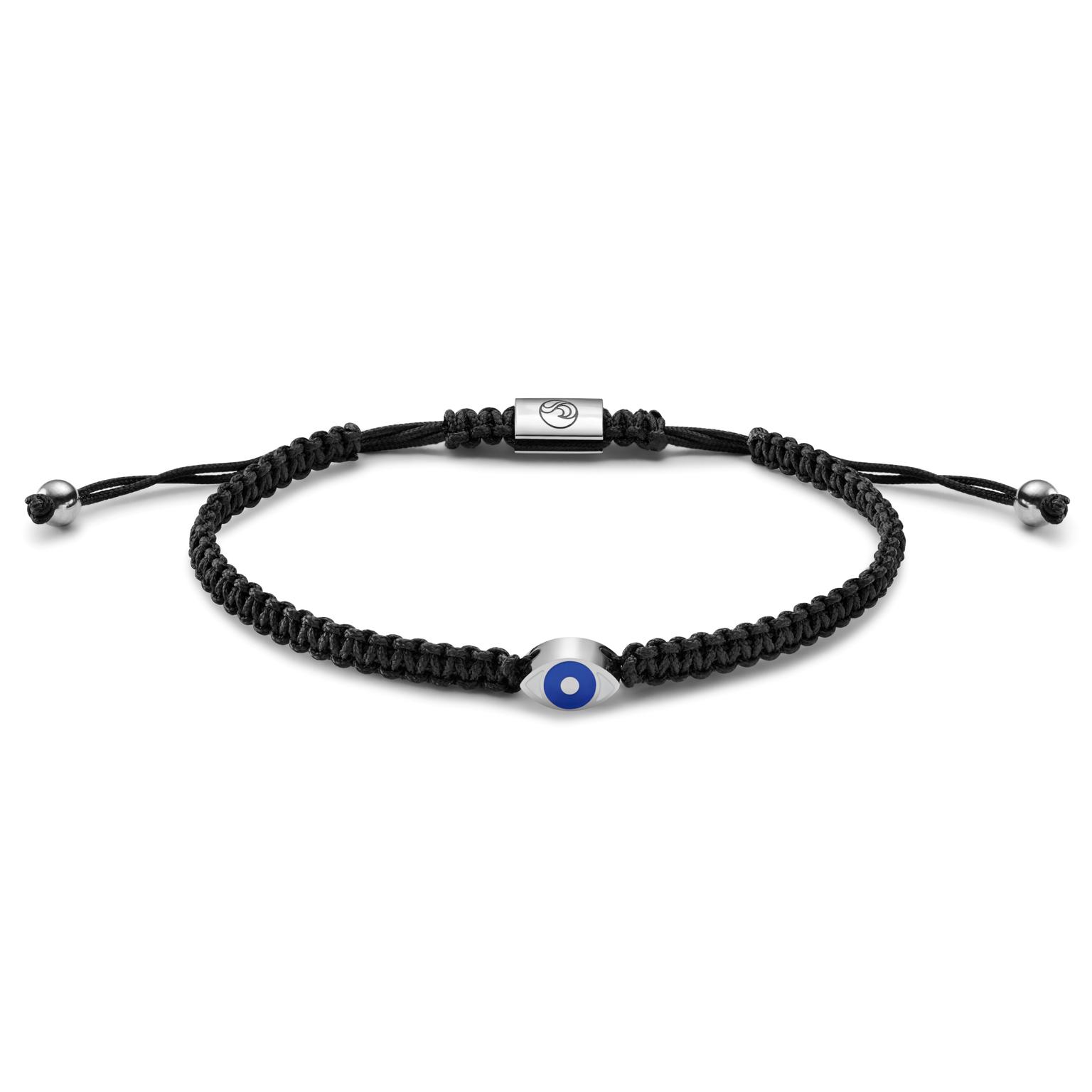 Evil Eye | Μαύρο Βραχιόλι Κορδόνι Evil Eye | Μαύρο Βραχιόλι Κορδόνι