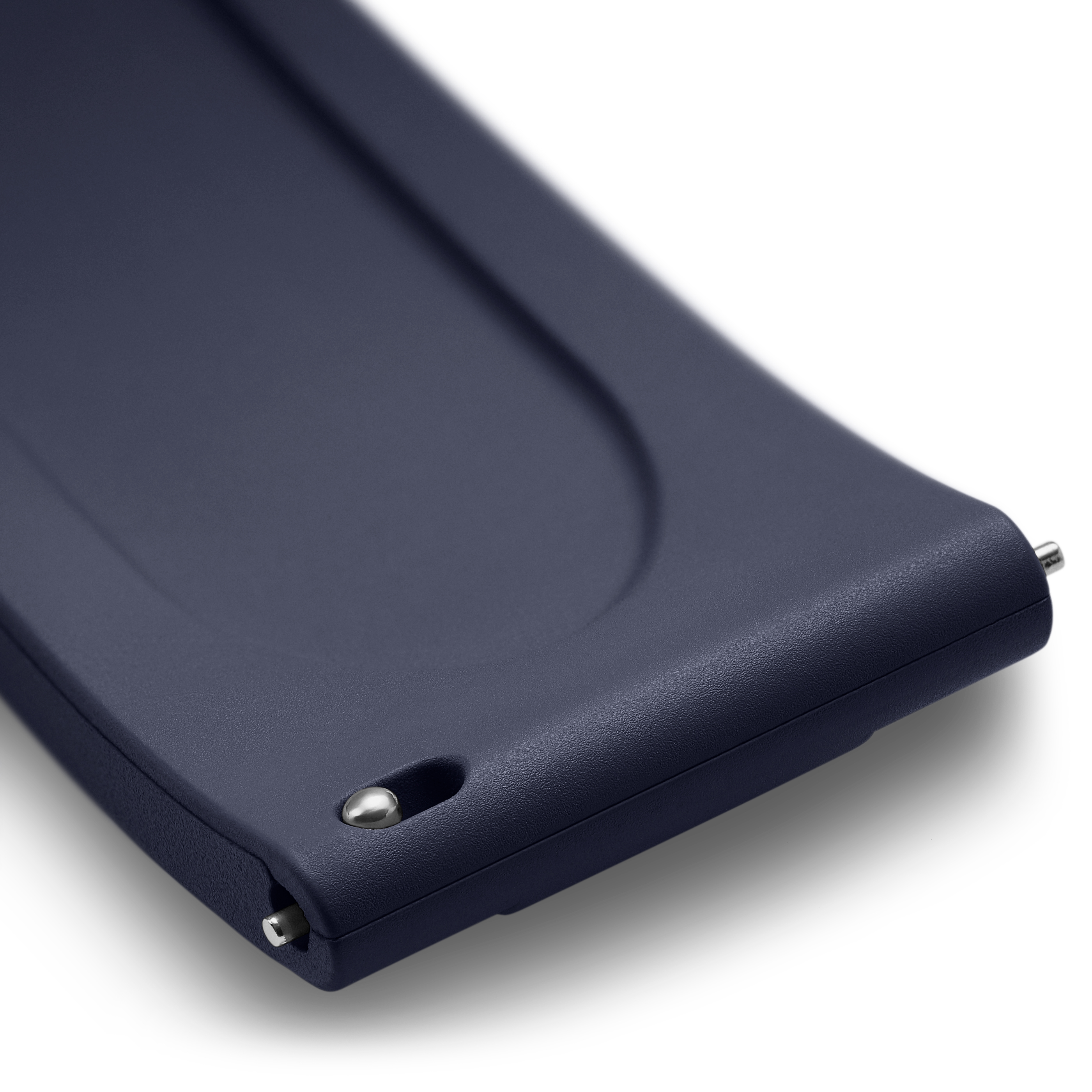 Navy Blue 22 mm Quick-Release Rubber Strap - 4
