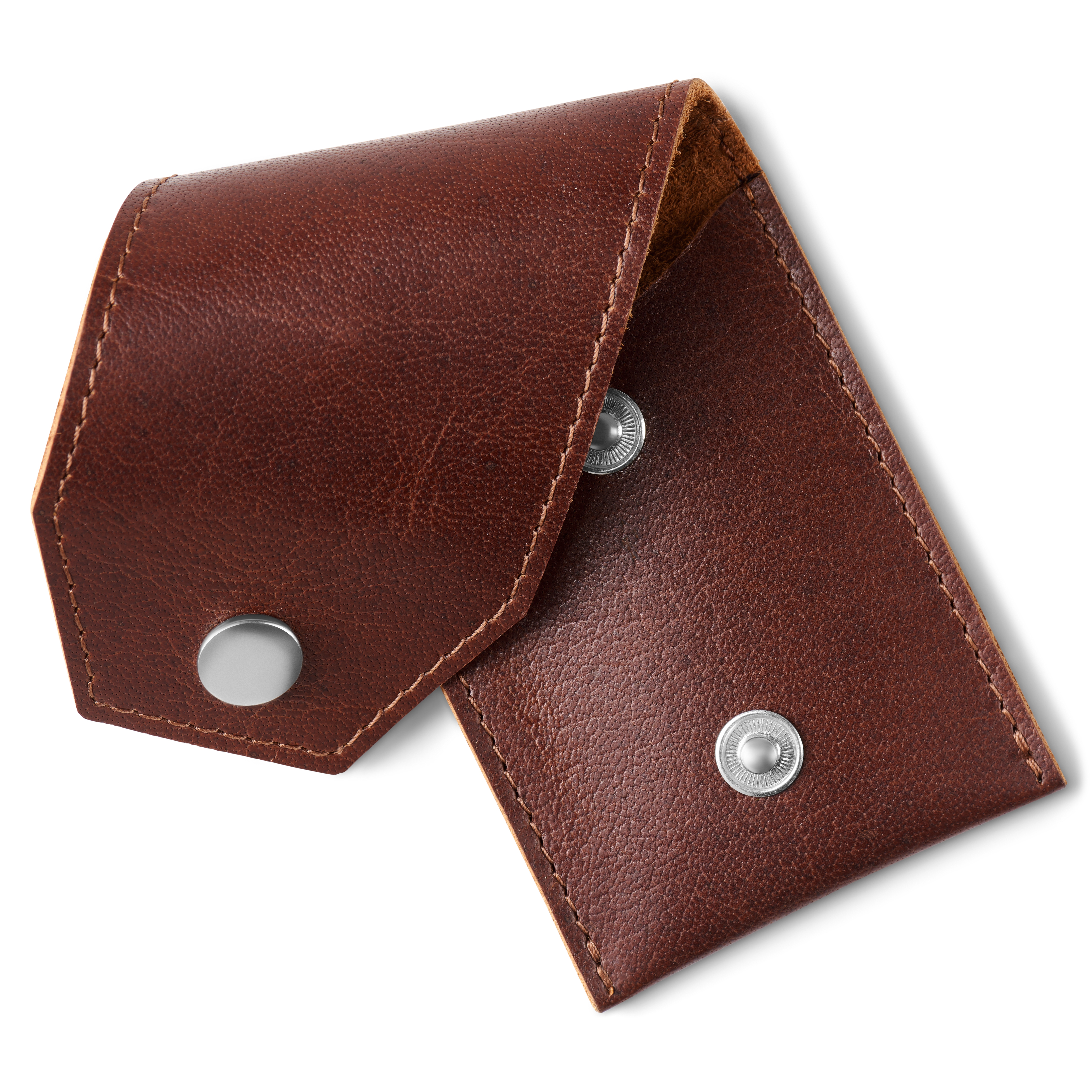 Lysebrun Barberhøvel Veske av Bøffelskinn - 3