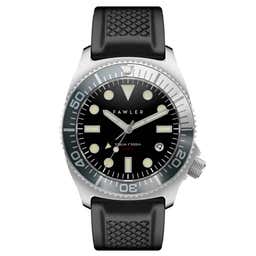 Alon | Szary zegarek GMT do nurkowania ze stali nierdzewnej