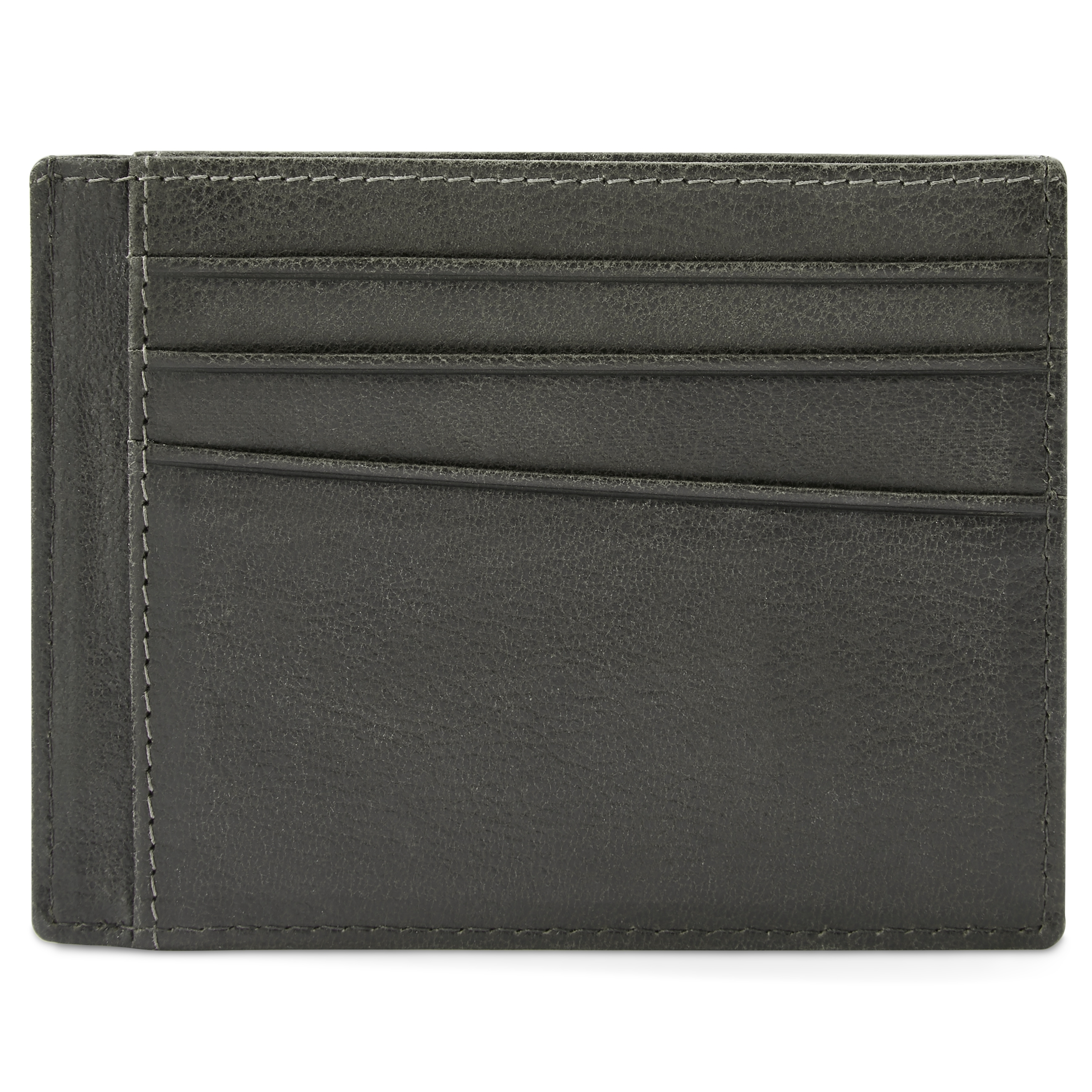 Licio Bruingrijze Lederen RFID-kaarthouder - 3