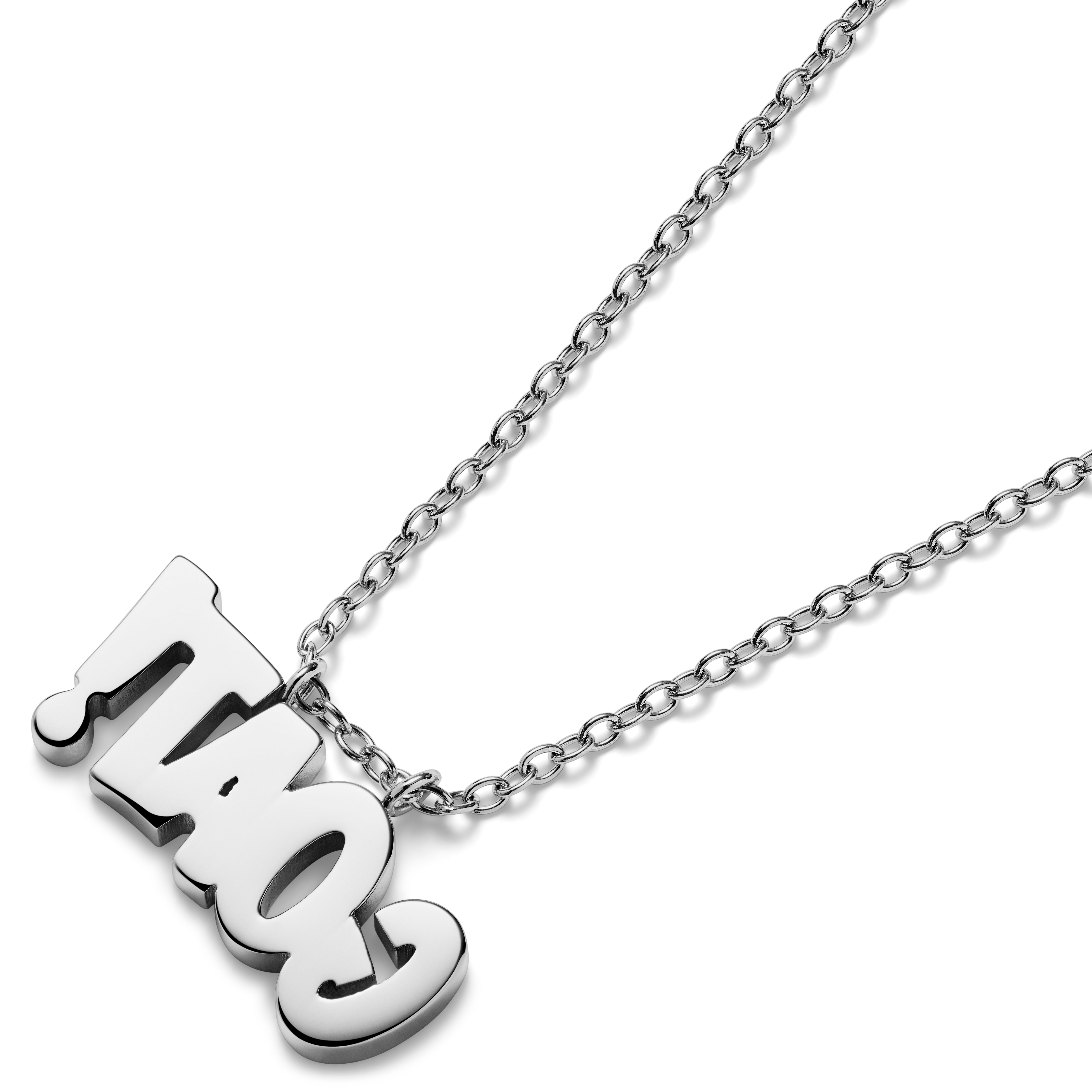 Jaygee | Nerūsējošā tērauda GOAT kaklarota sudraba krāsā - 4