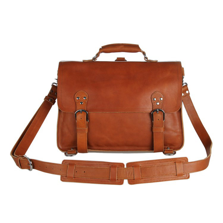 Borsa in pelle con scomparti - 7