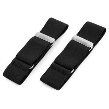 Wide Black Sleeve Garters Wide Black Sleeve Garters