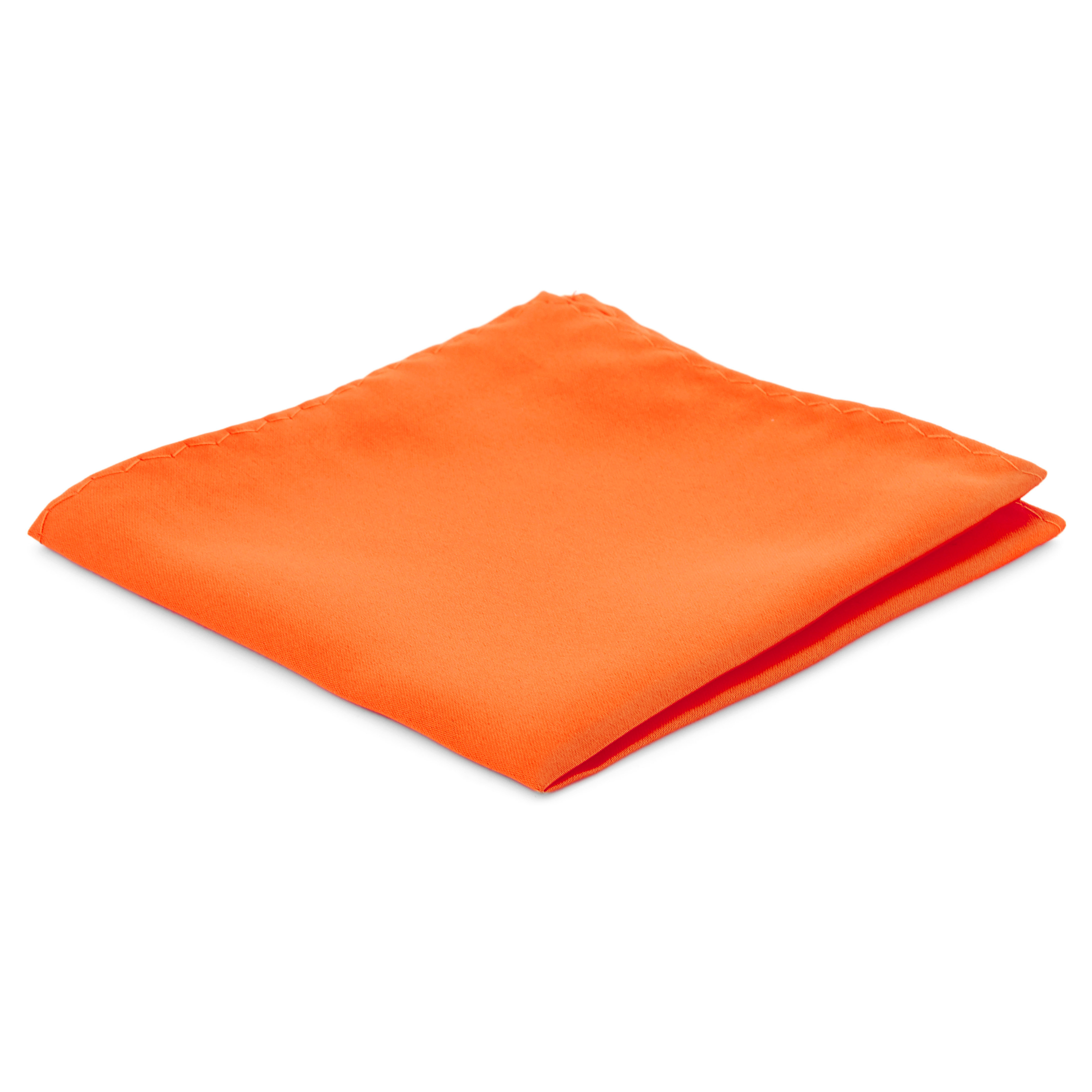 Screaming Orange Simple Pocket Square - 1
