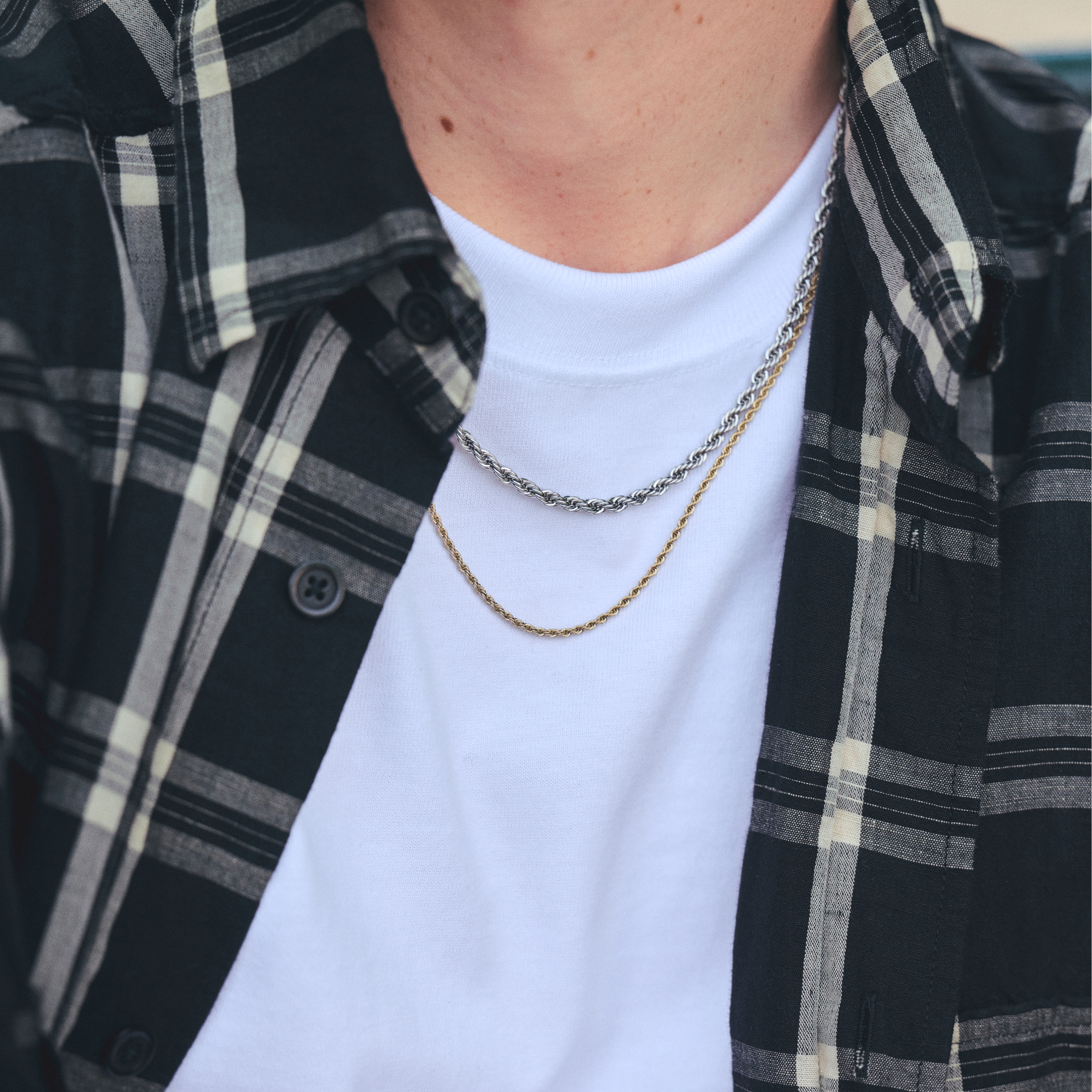 Essentials | Chaîne torsadée dorée 2 mm - 2