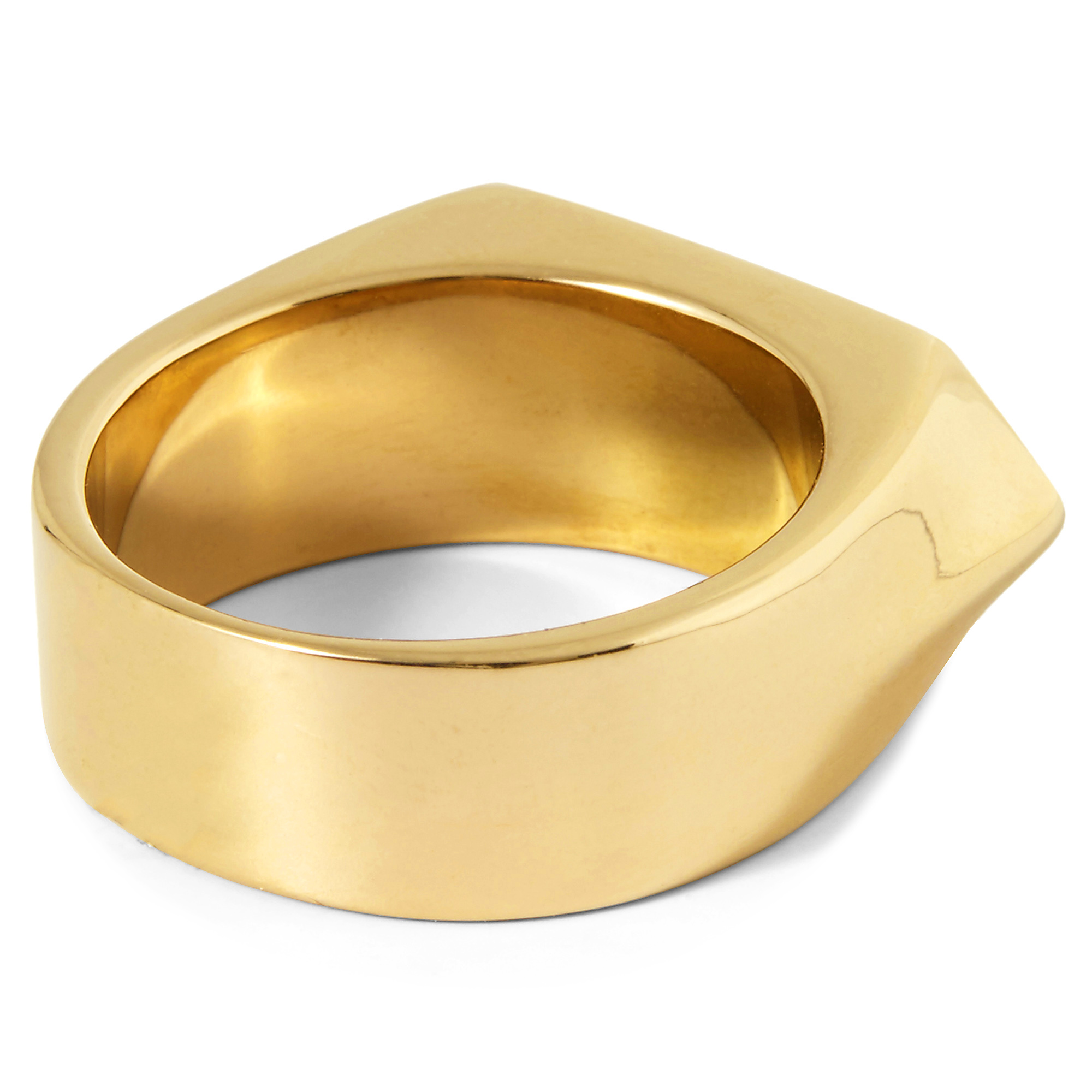 Goldfarbener Vincent Ring - 4