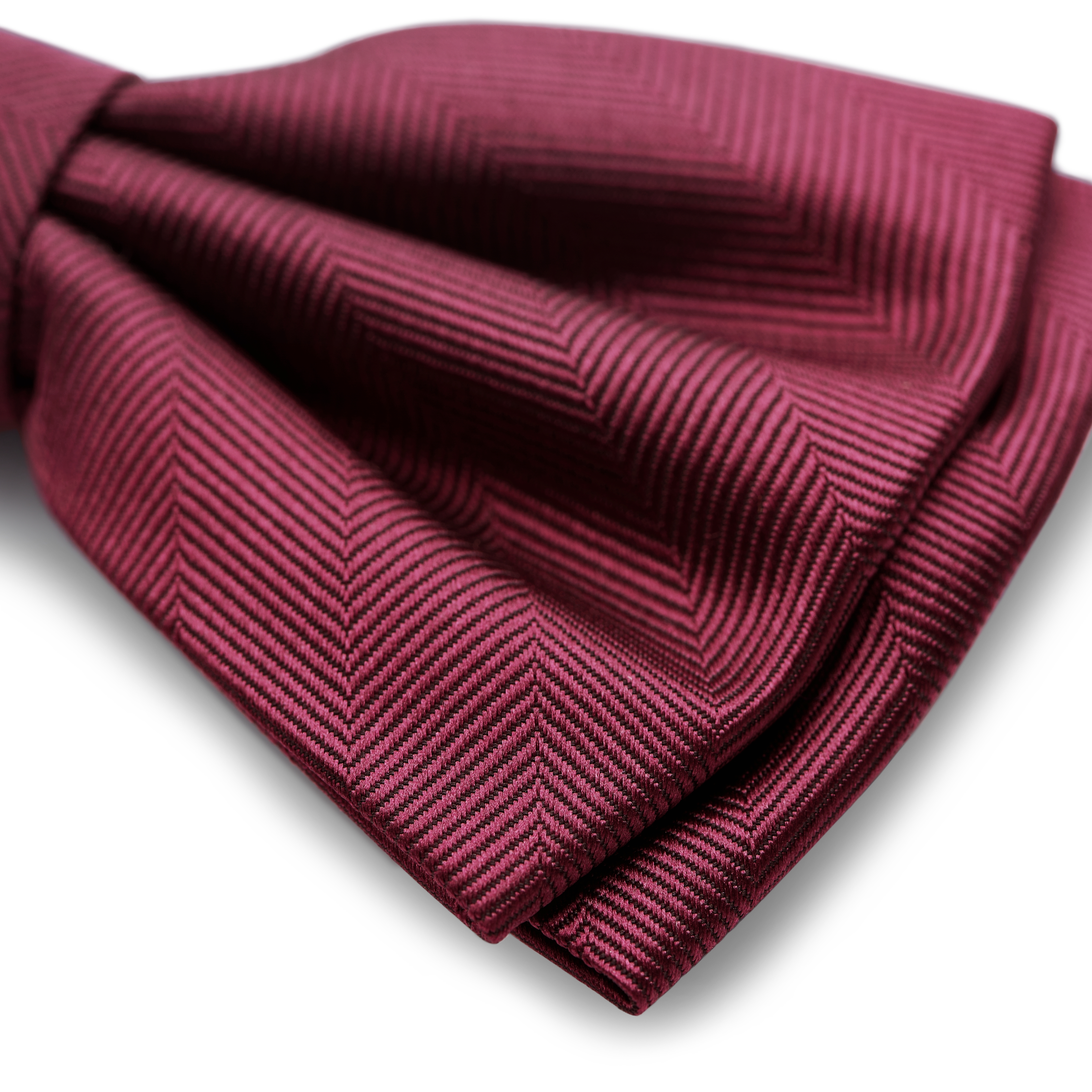 Vorgebundene Fischgräten-Fliege in Burgunderrot - 3