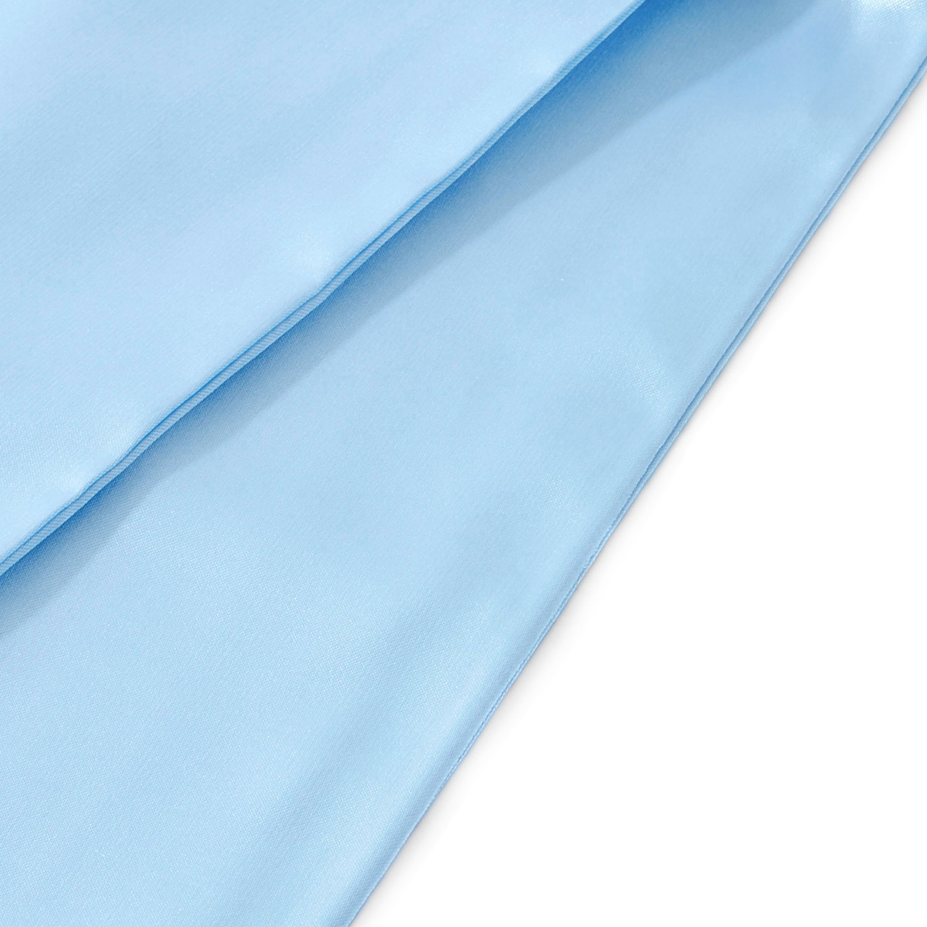 Baby Blue Shiny Cravat - 2