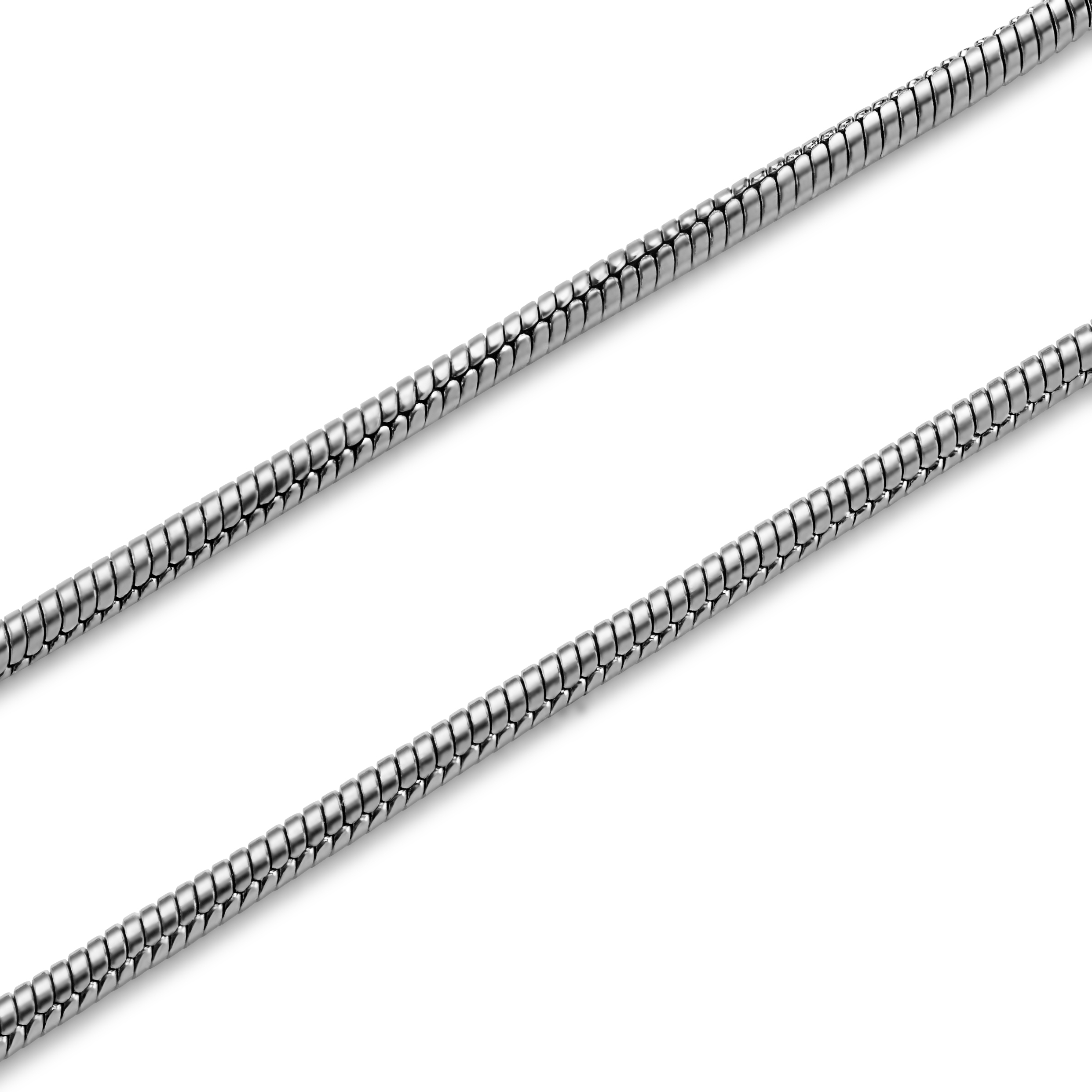 Essentials | 2 mm Silberfarbenes Kabelketten-Armband - 5