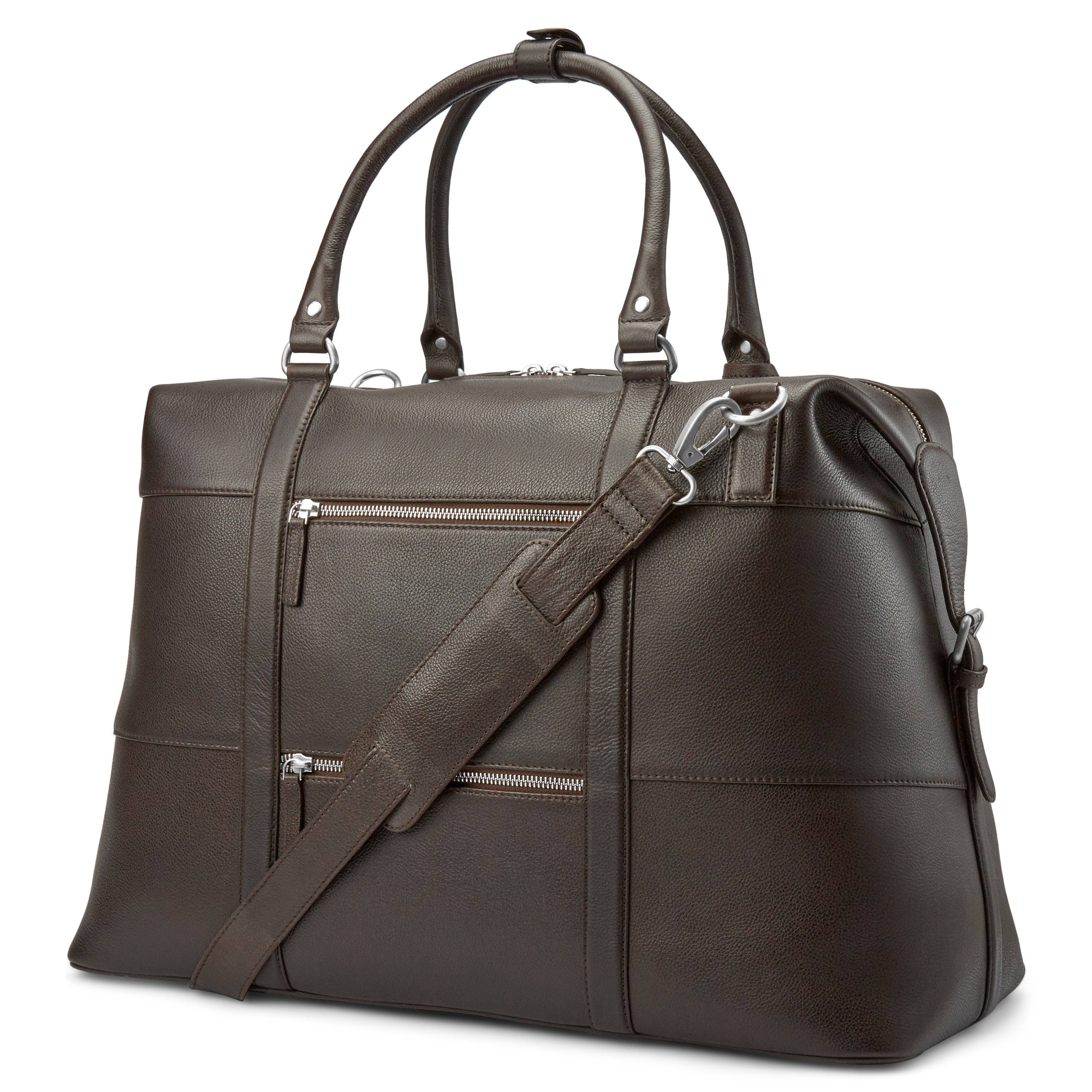 Borsa Sean in pelle marrone scuro - 2