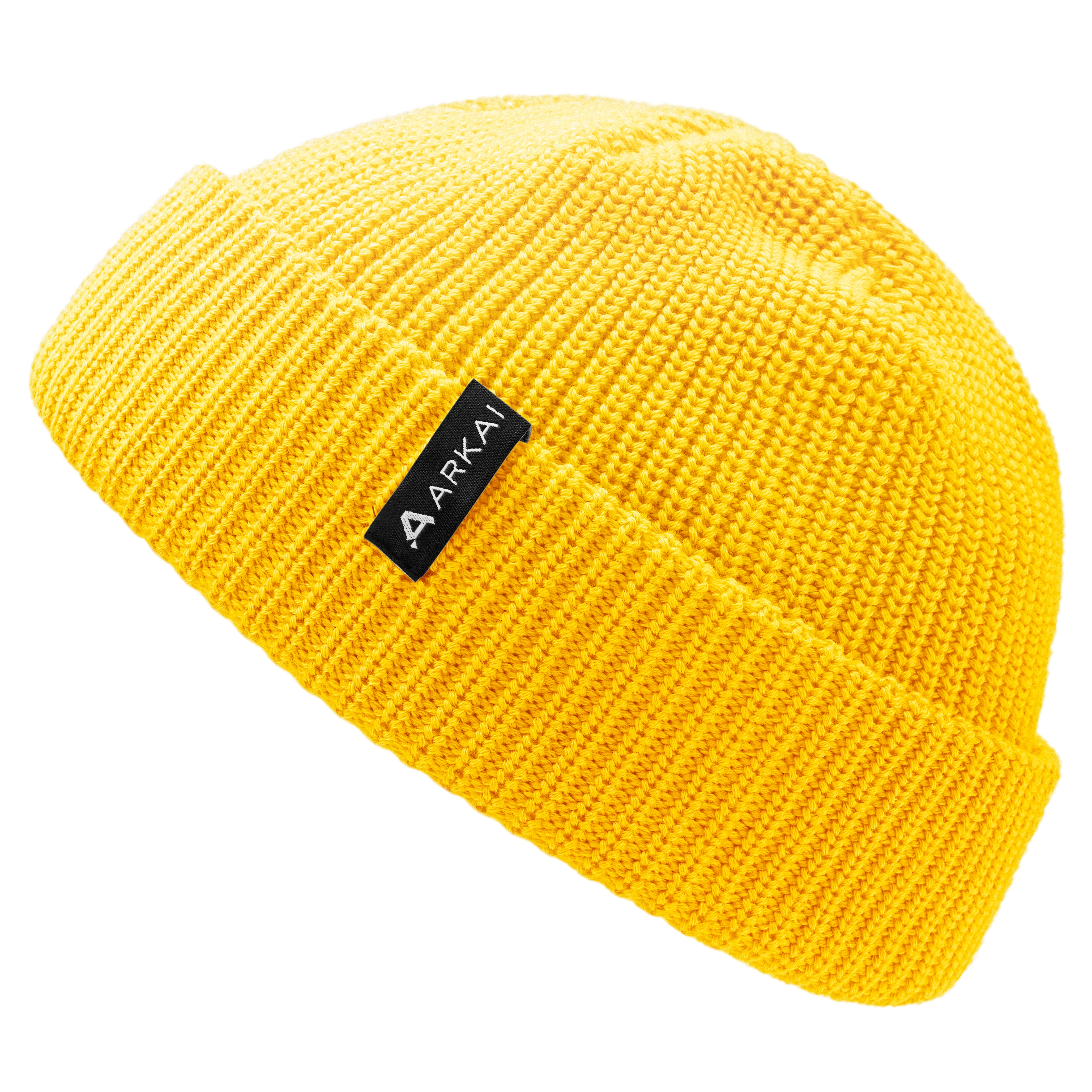 Nordic | Fisherman beanie i gul polyester - 3