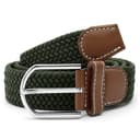 Army Canvas Green Elastic Belt Army Canvas Green Elastic Belt