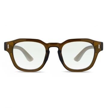 Brown Gradient Geometric Horn Rimmed Sunglasses Brown Gradient Geometric Horn Rimmed Sunglasses