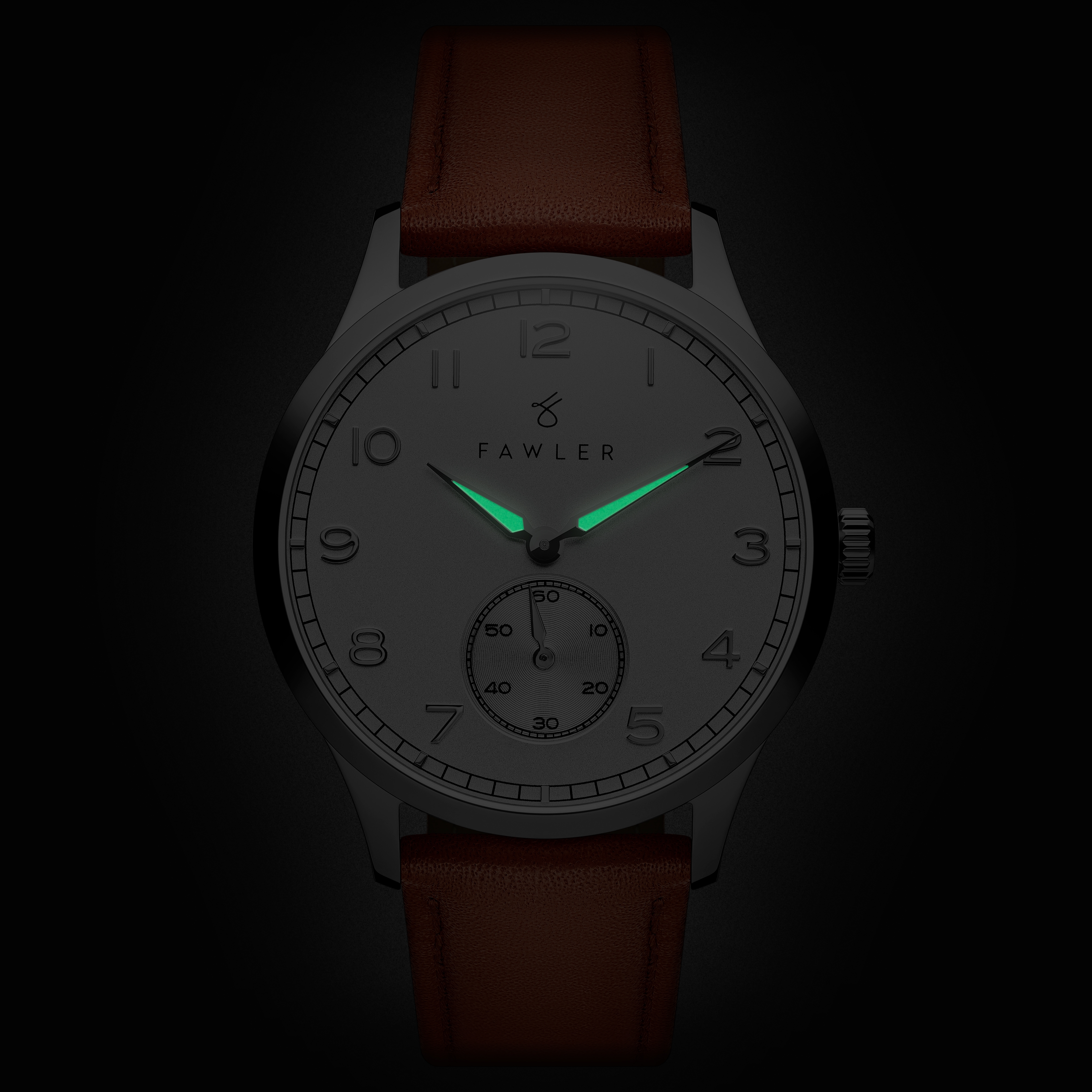 Adrien | White Enamel Stainless Steel Watch - 2