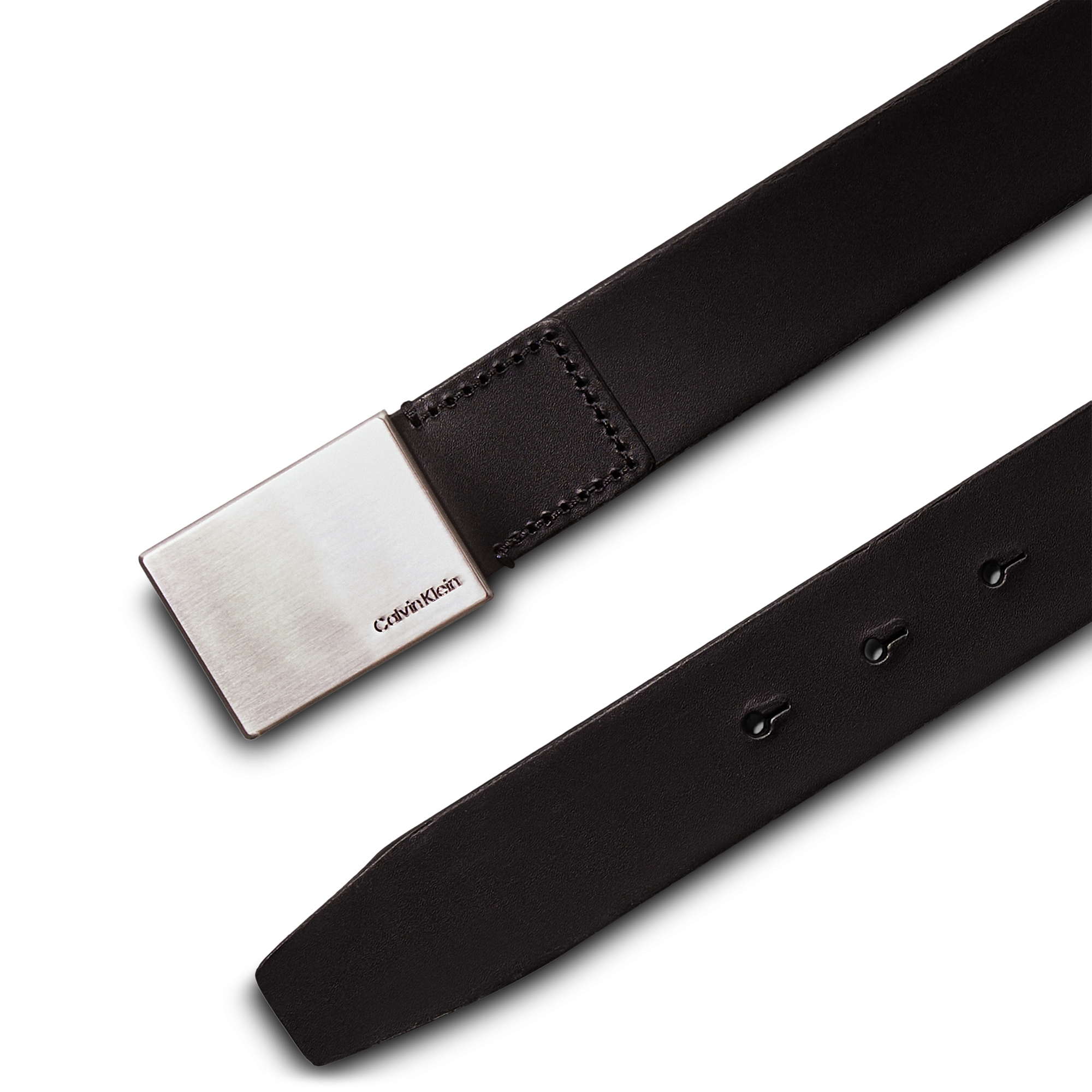 Calvin Klein Formal Plaque Zwarte Riem - 2
