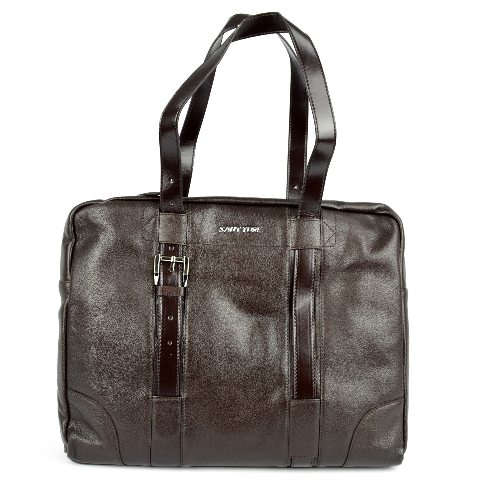 Καφέ Δερμάτινη Τσάντα Bucko - 4