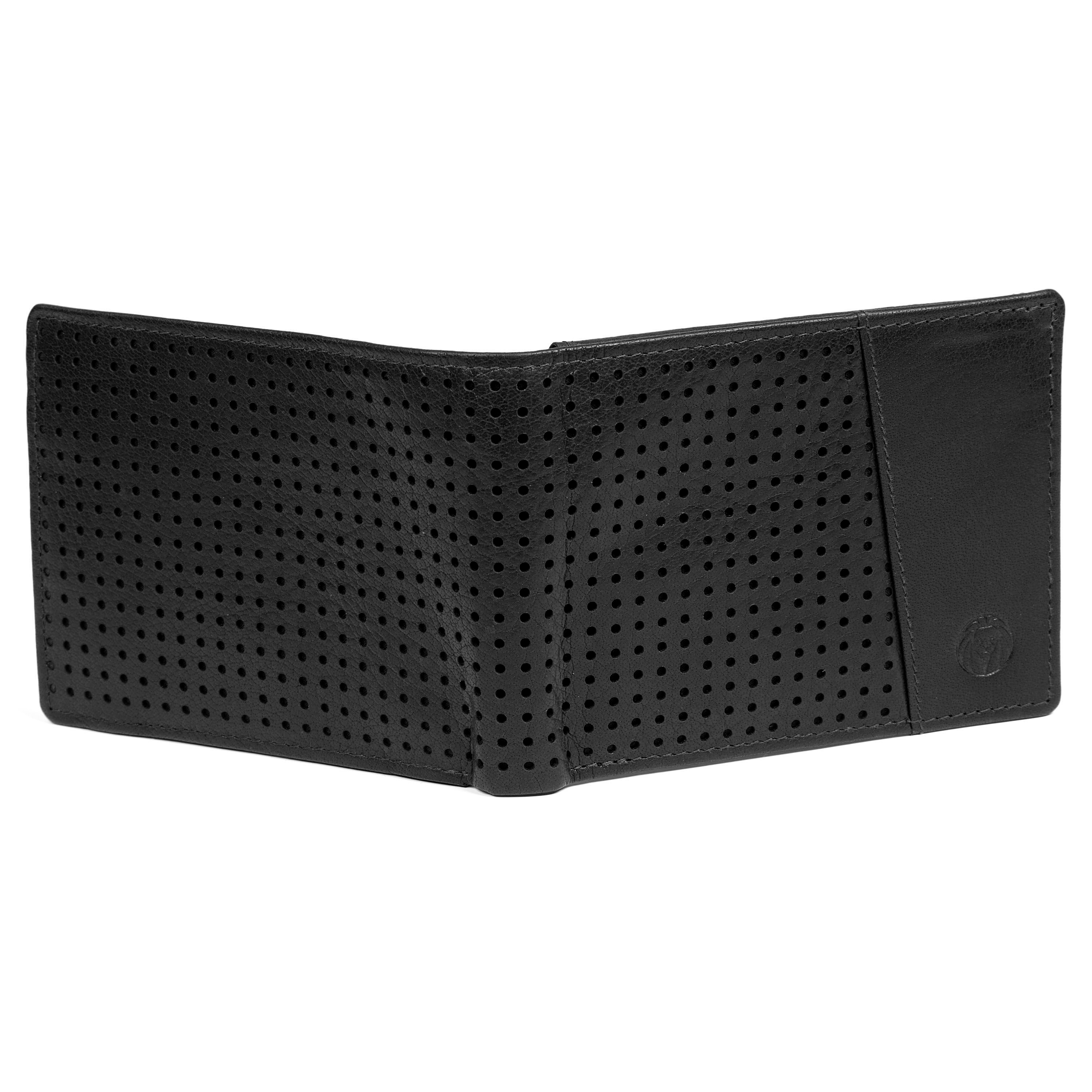 Portefeuille Montreal Dotty en cuir noir anti-RFID - 5