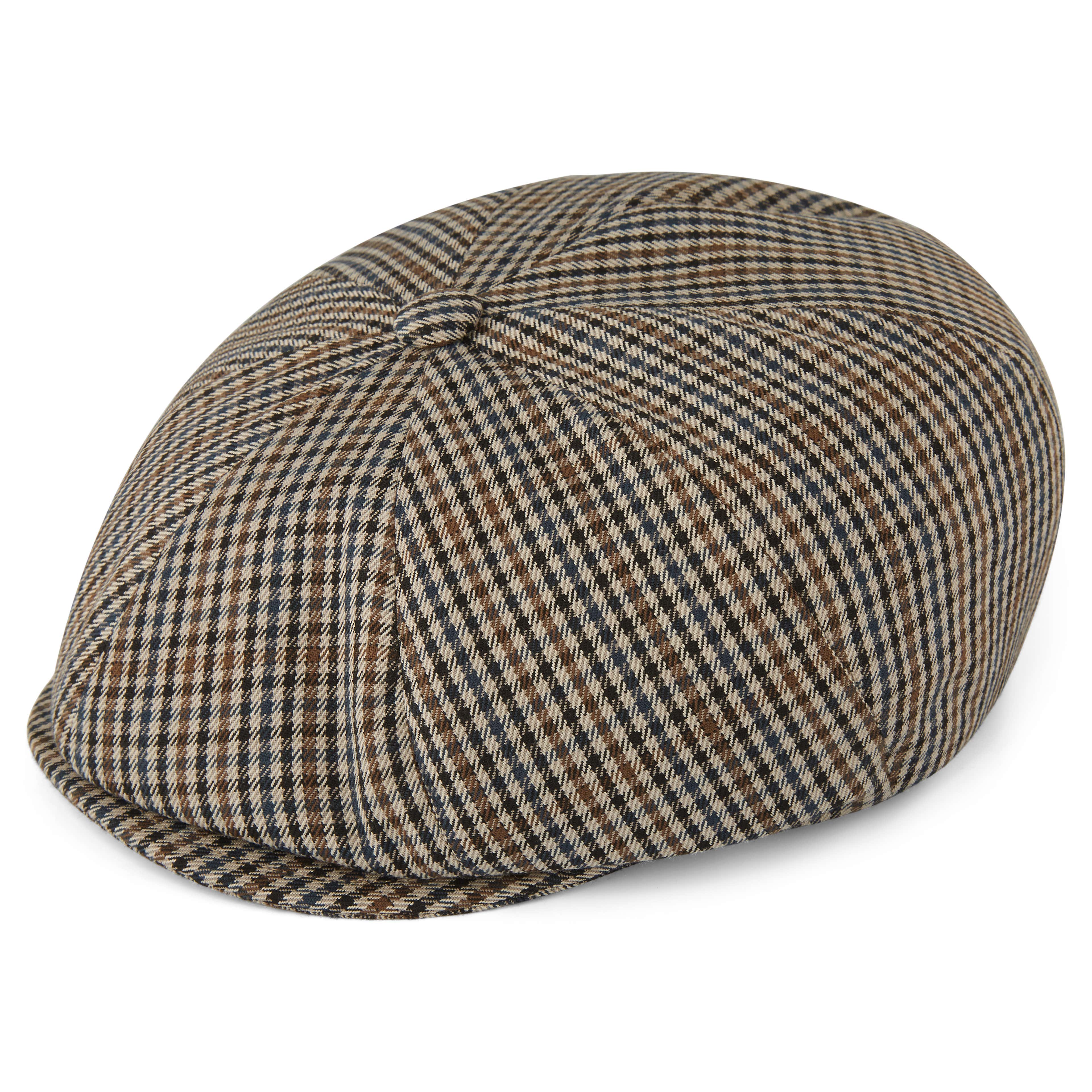 Spicchi Houndstooth Newsboy Kasket - 1 - primary thumbnail small_image gallery