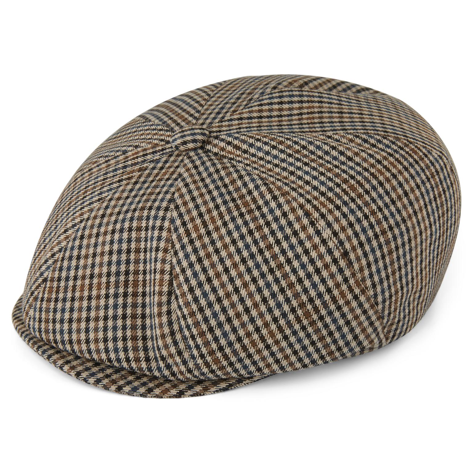 Spicchi Houndstooth Newsboy Cap Spicchi Houndstooth Newsboy Cap