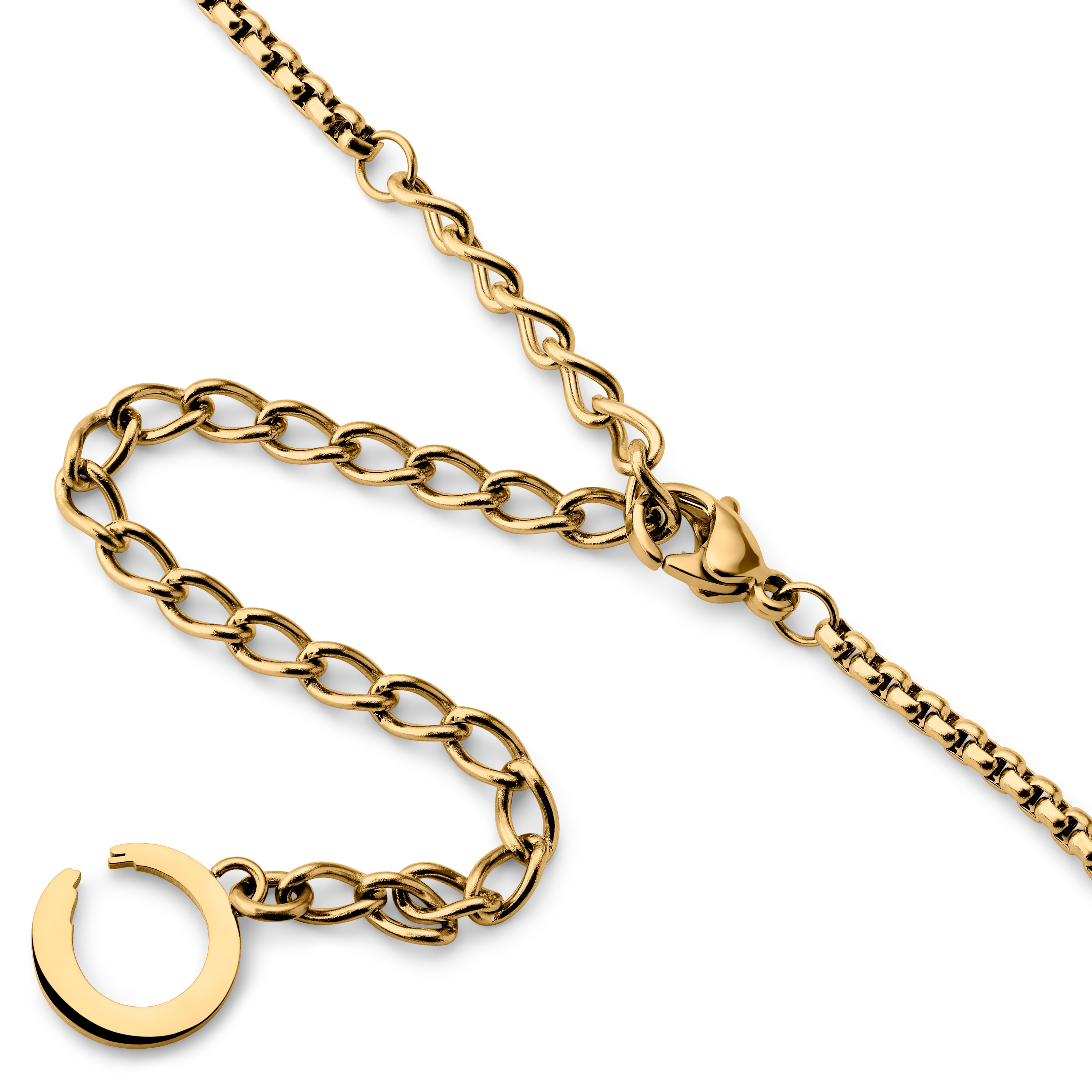 Egan | Gold-Tone Key Box Chain Necklace