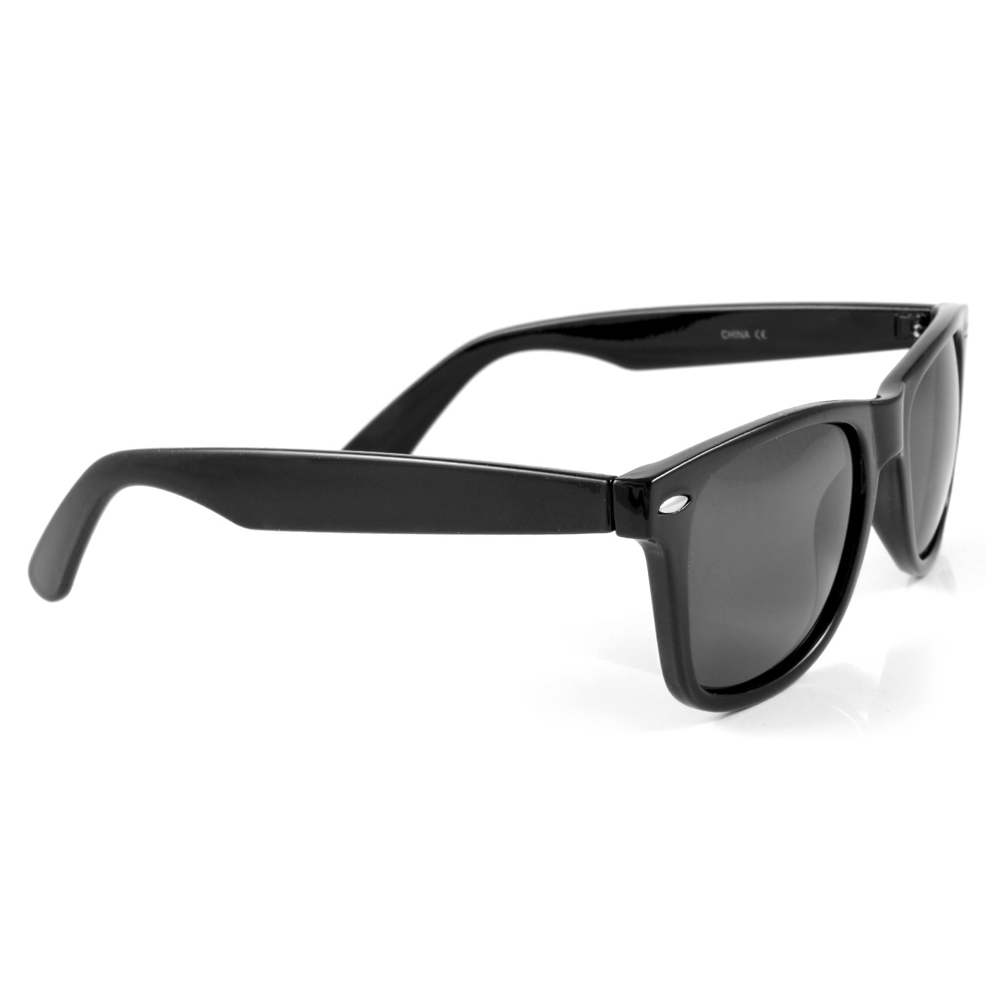 Schwarze Polarisierte Retro Sonnenbrille - 3