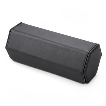 Hexa | Black & Grey Faux Leather Hexagonal Watch Roll Case - 3 Watches Hexa | Black & Grey Faux Leather Hexagonal Watch Roll Case - 3 Watches