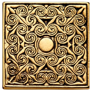Meraklis | Gold-Tone Swirl-Patterned Lapel Pin Meraklis | Gold-Tone Swirl-Patterned Lapel Pin
