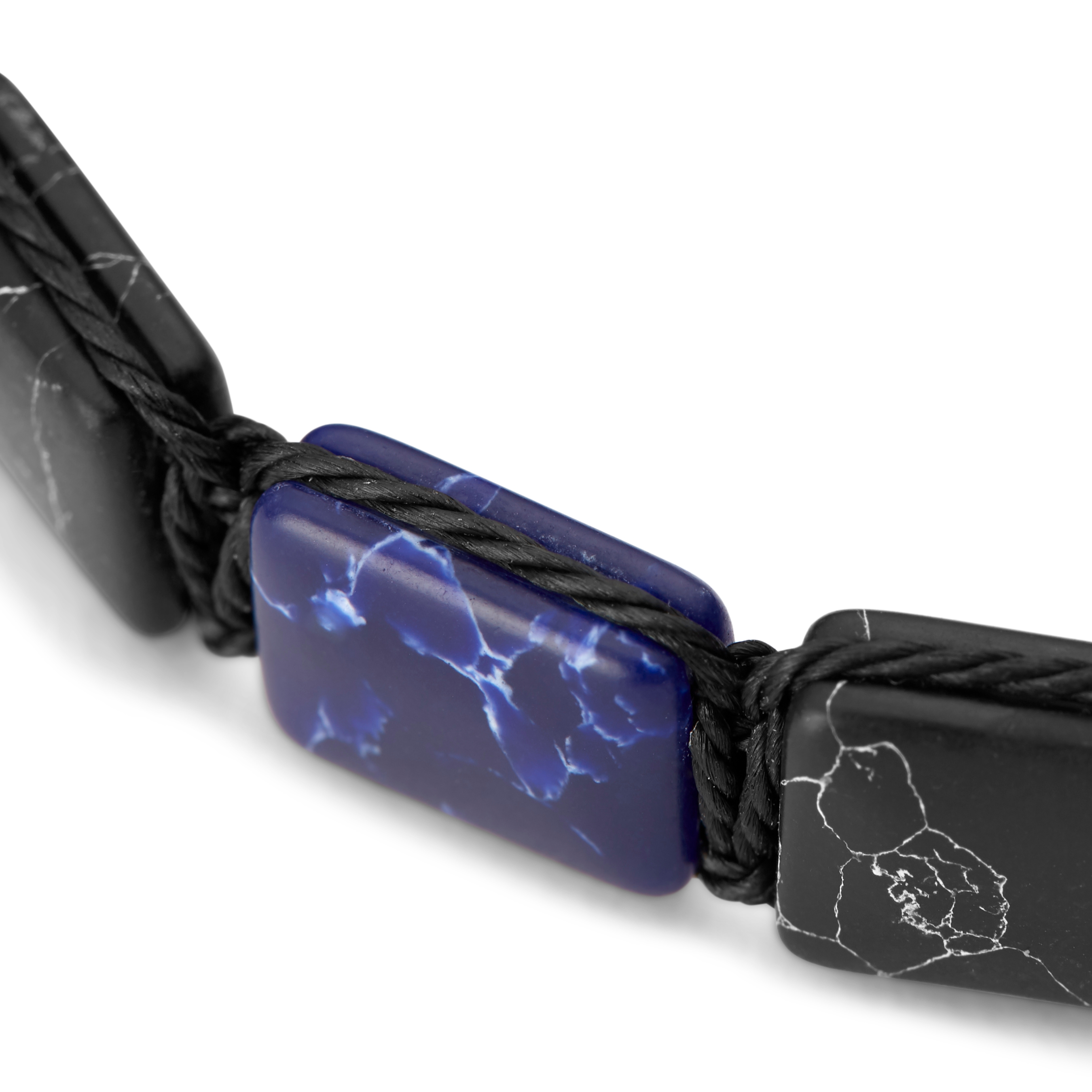 West Zwarte Stenen Armband - 4