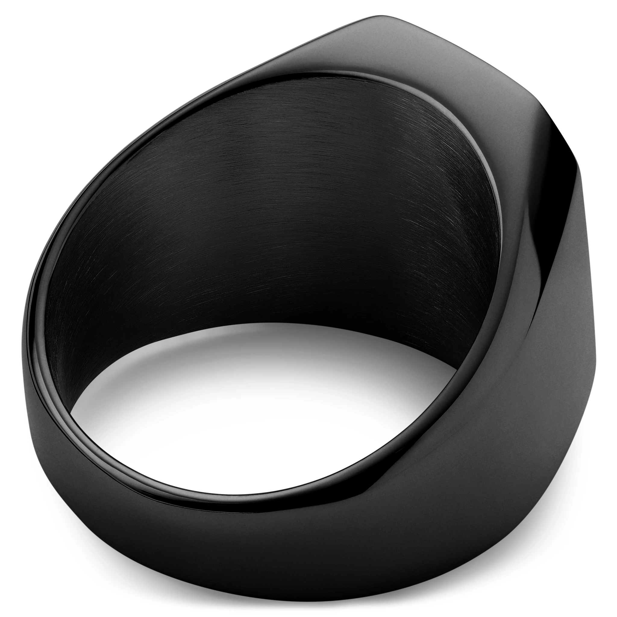 Zwarte Liam Ring | Lucleon | 30 dagen retourpolicy