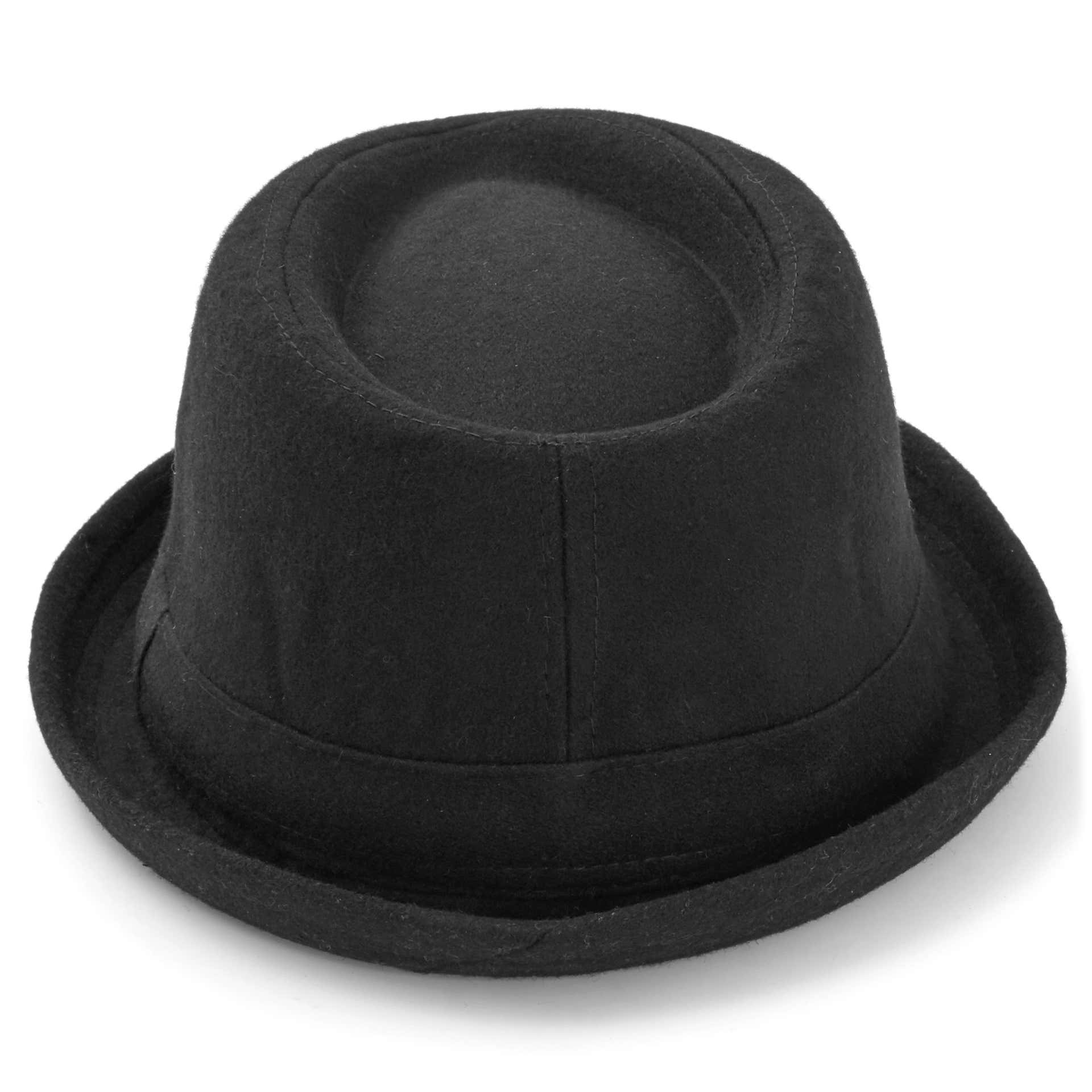 Black Trilby Hat Major Wear Free shipping over 75