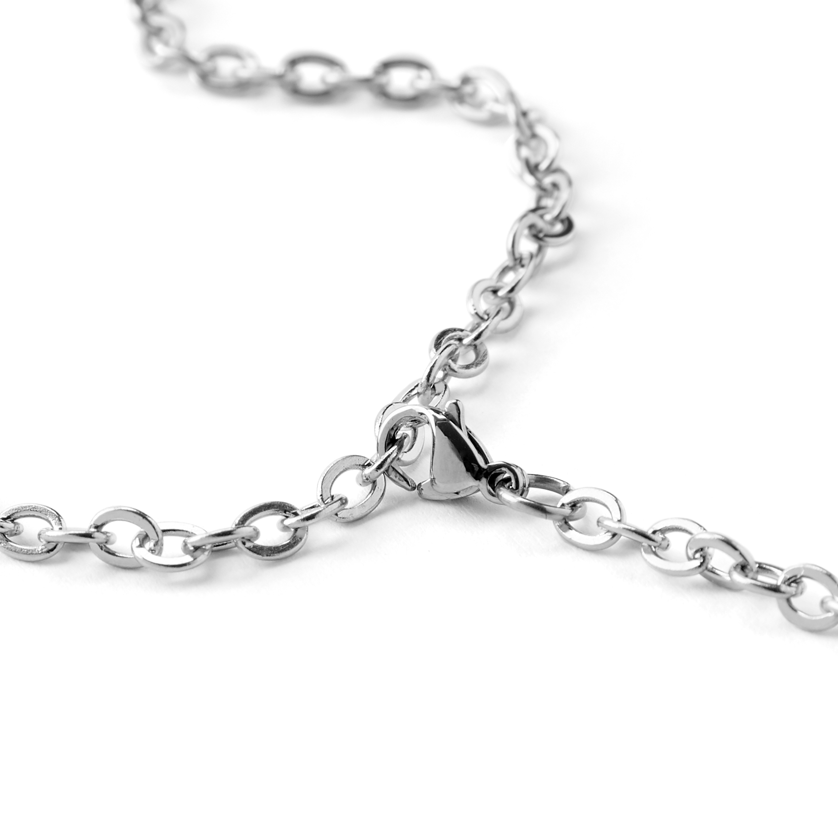 Collar de cruz con piedras - 5