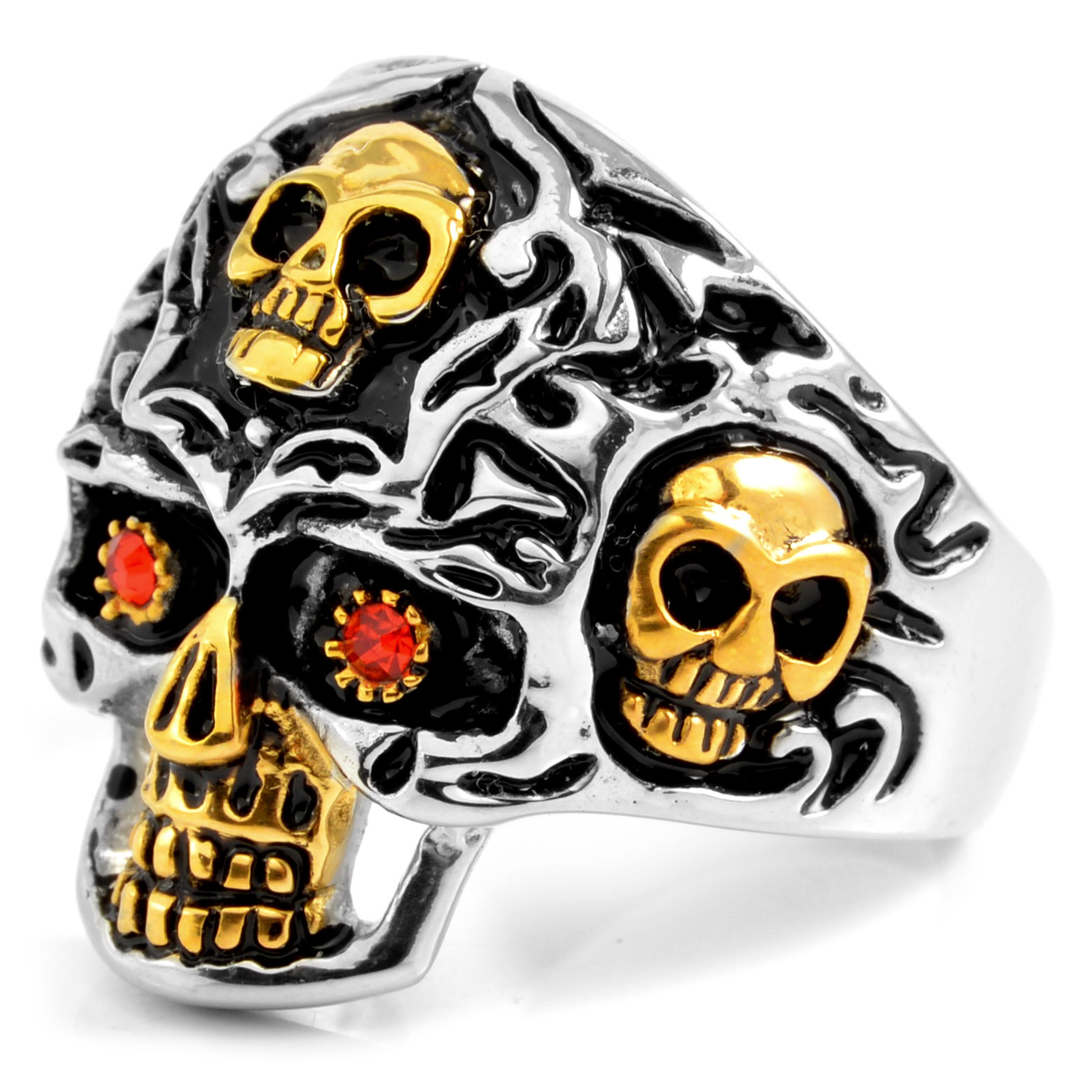 Ocelový prsten Alo Skeleton Key