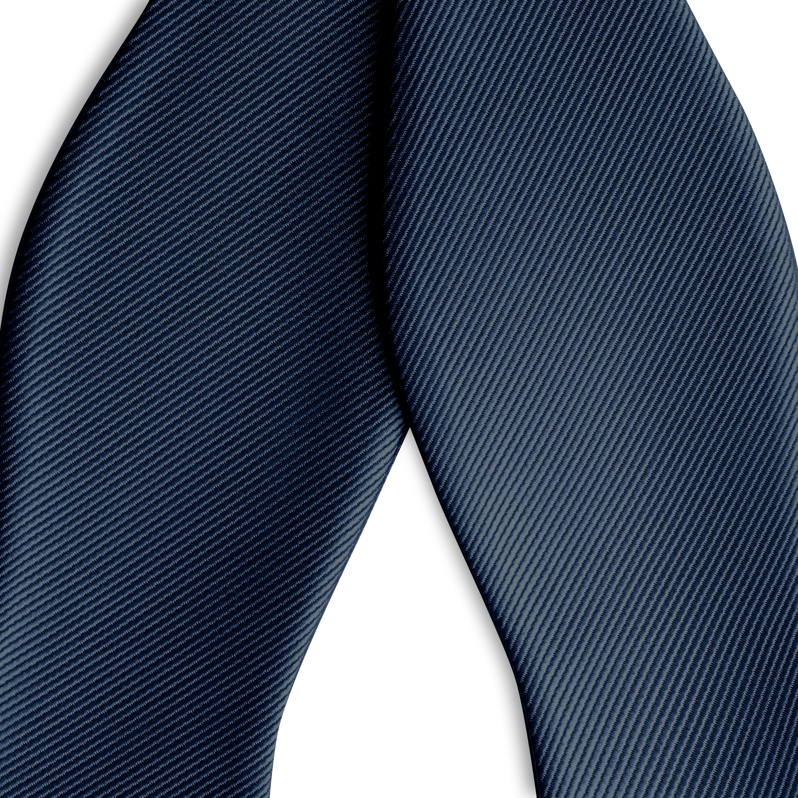 Marineblaue Selbstbinder Fliege aus Grosgrain - 2