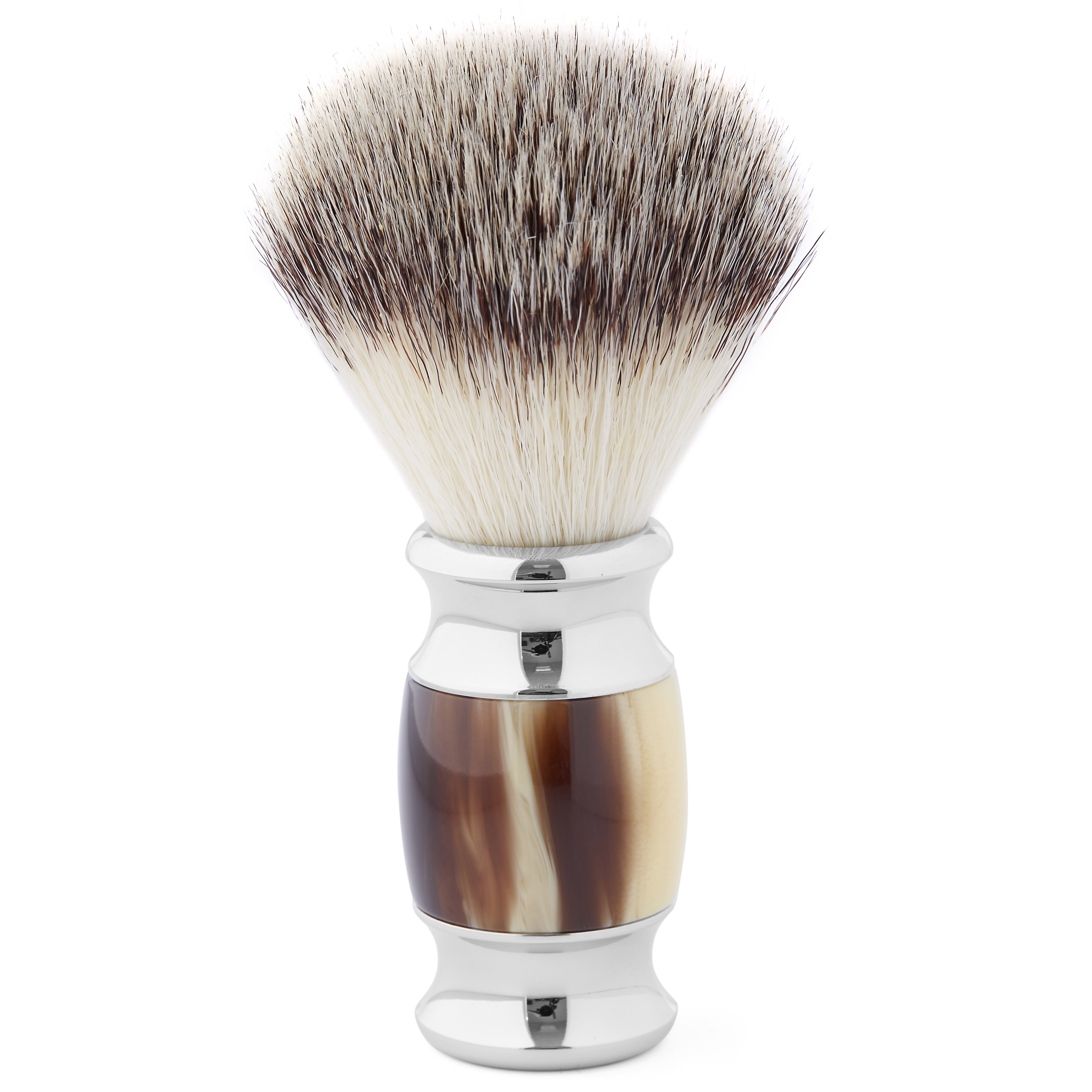 Brun og Kremfarget Syntetisk Barberkost - 3