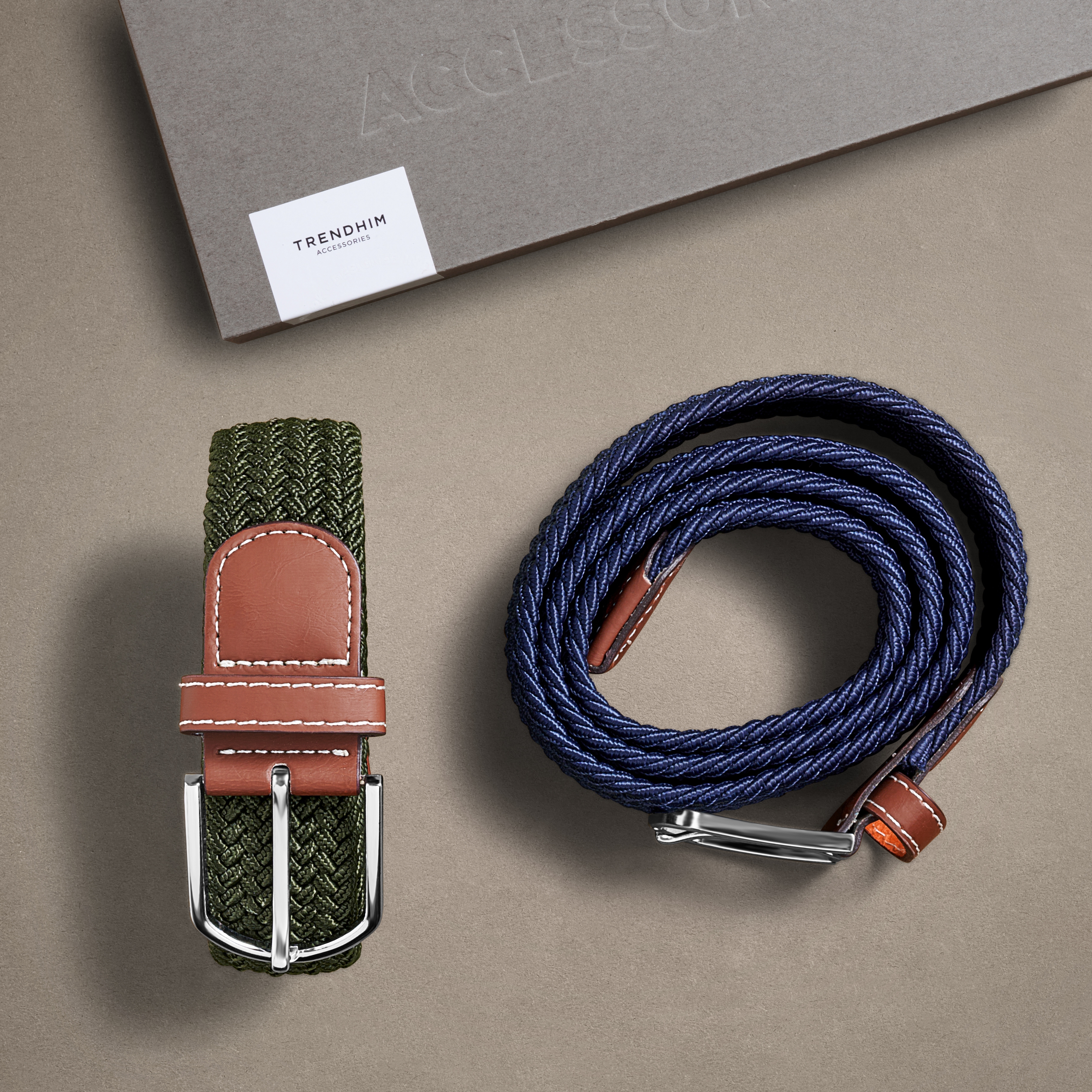 Essential kinkekarp meestele | Sinine & roheline elastne vöö - 2