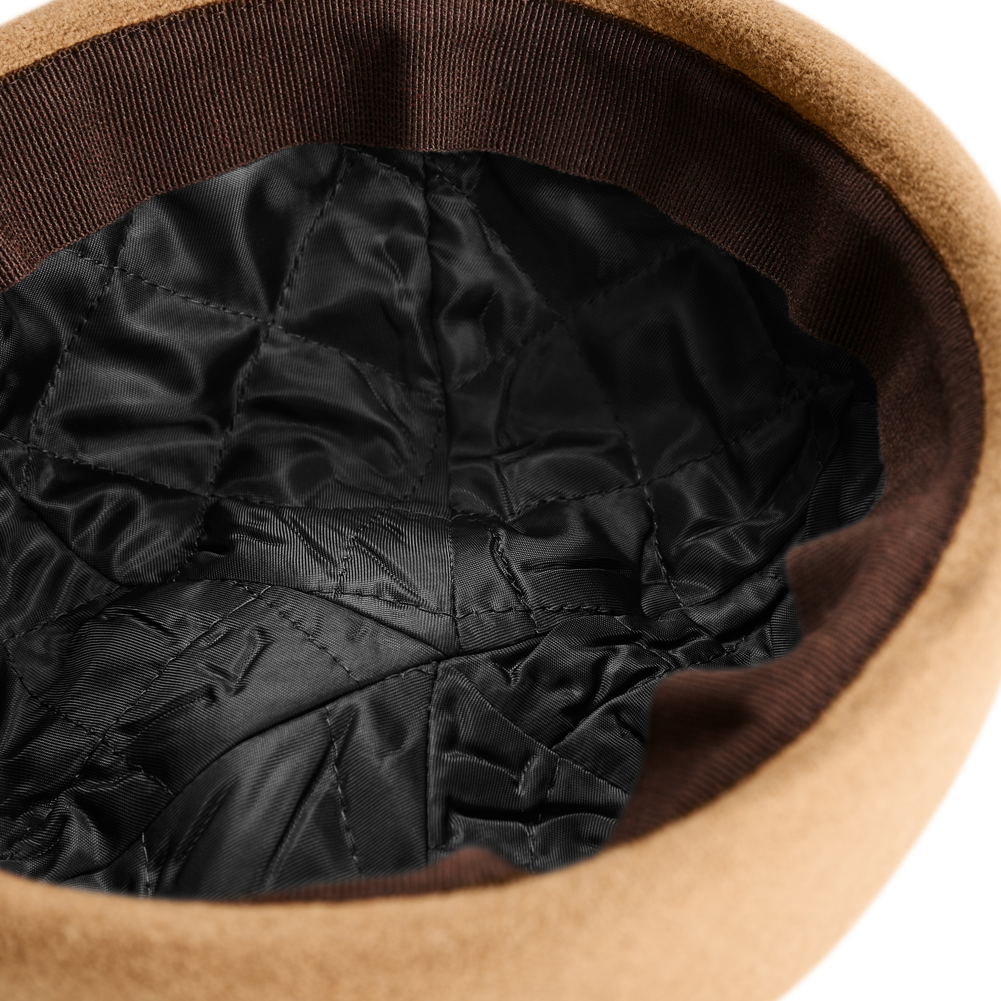 Lacuna | Gorro docker de lana color canela - 5