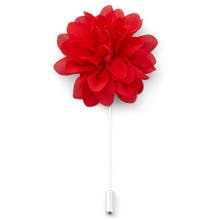 Alfileres de solapa con flores