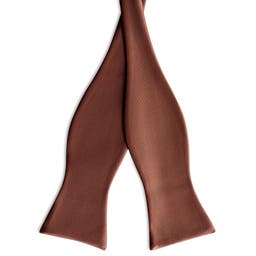 Terracotta Self-Tie Grosgrain Bow Tie