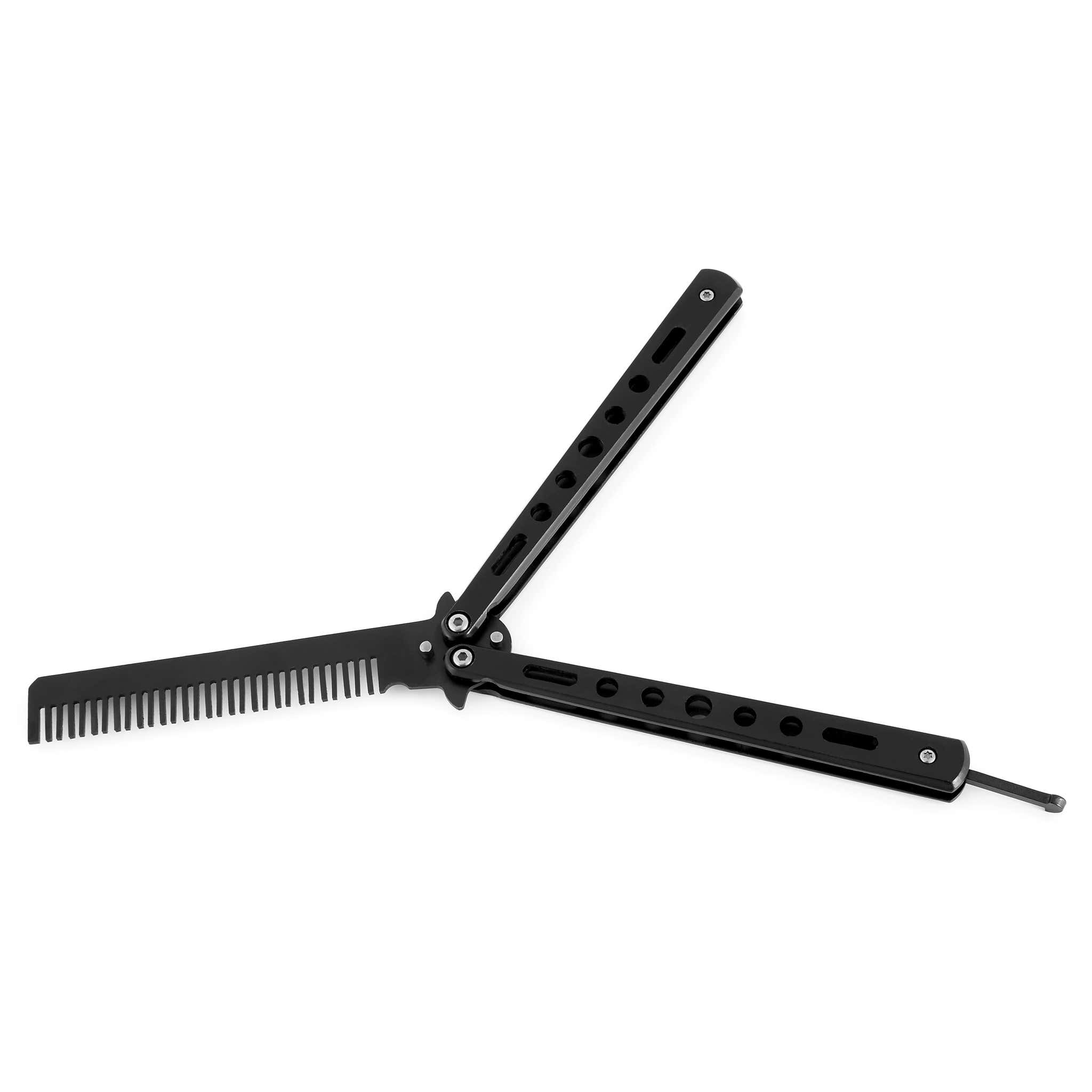 Black Stainless Steel Butterfly Comb In stock! Fort Tempus