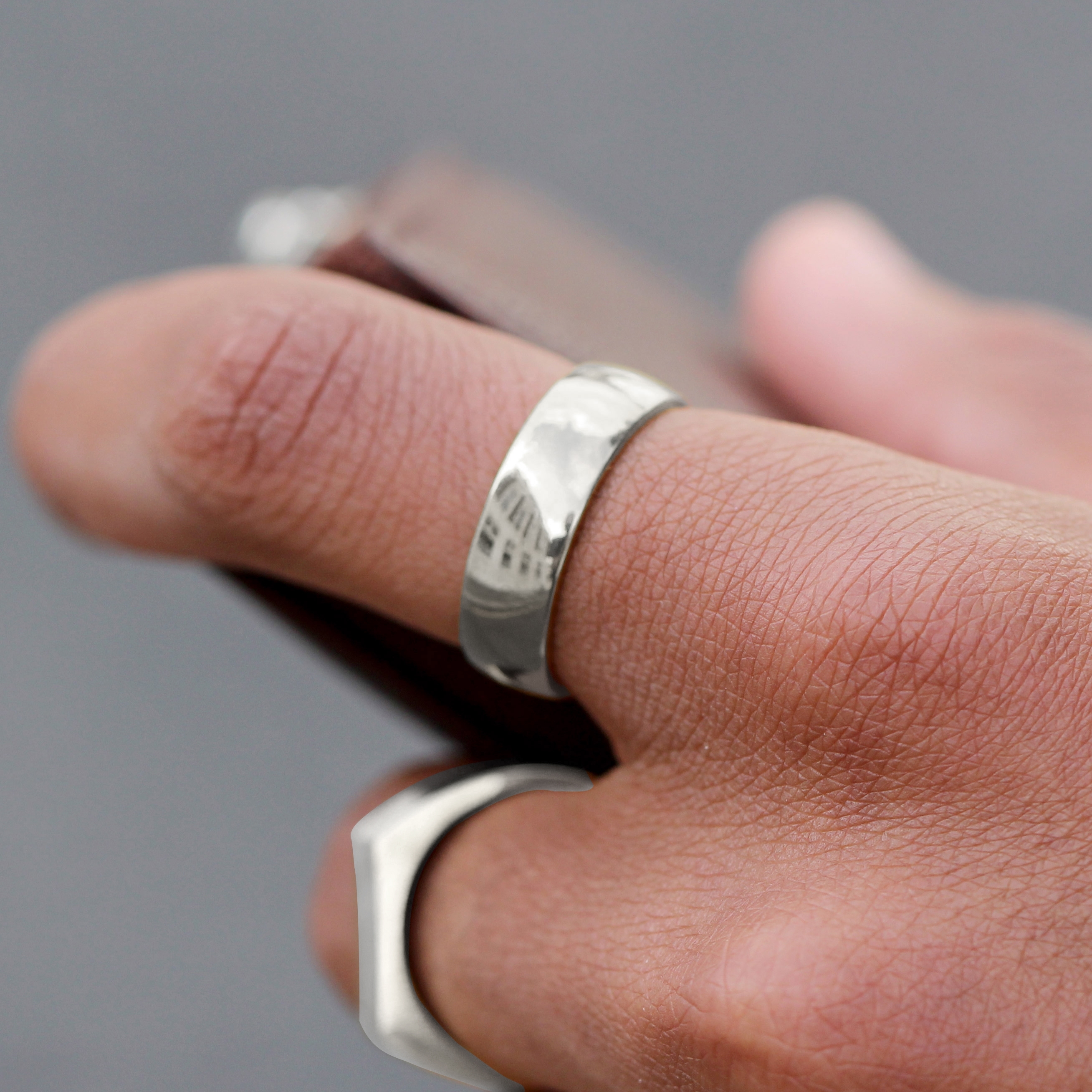 ThunderFit Silicone Wedding Ring for Men (Black, Dark Grey, Grey Camo,  Gunmetal, 5.5-6 (16.5mm)) | Amazon.com