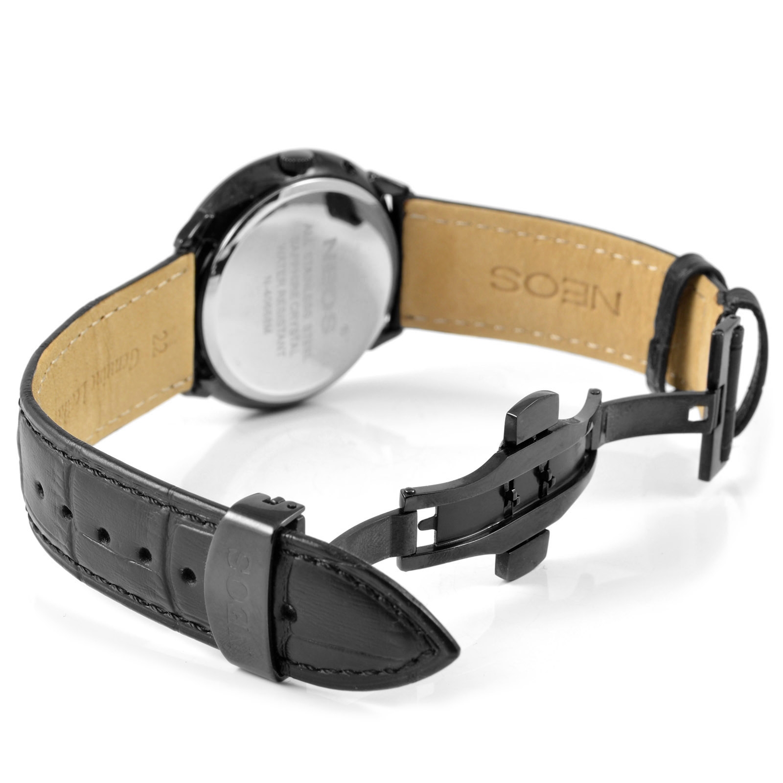 Musta/Kulta City Sapphire Kello - 5