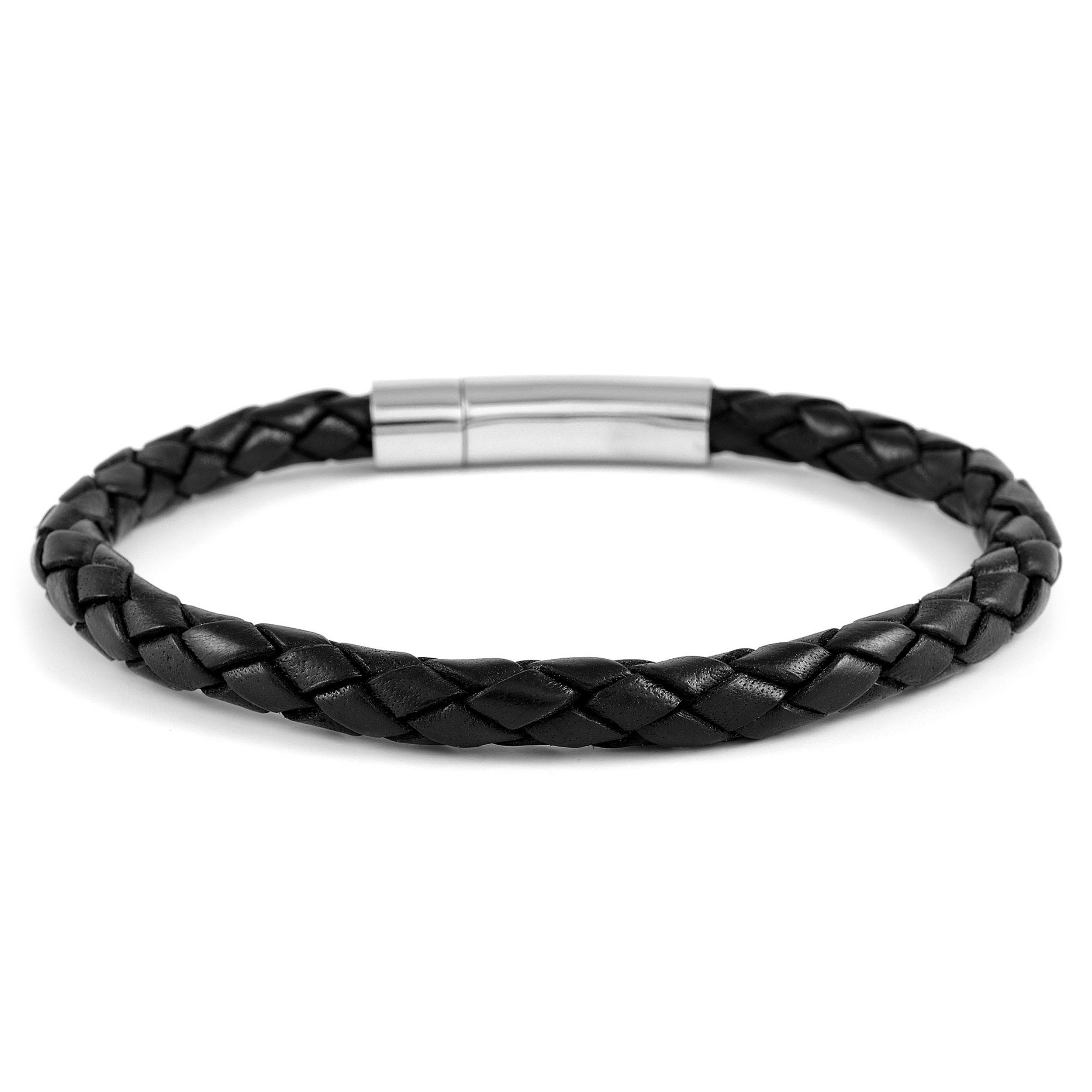 Black 6mm Bolo Leather Bracelet | In stock! | Fort Tempus