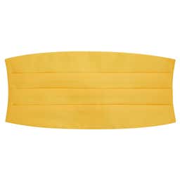 Kanárkově žlutý smokingový pás Basic 